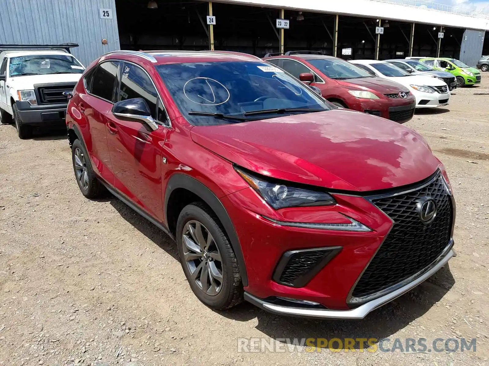 1 Photograph of a damaged car JTJSARBZ5L5011666 LEXUS NX 2020