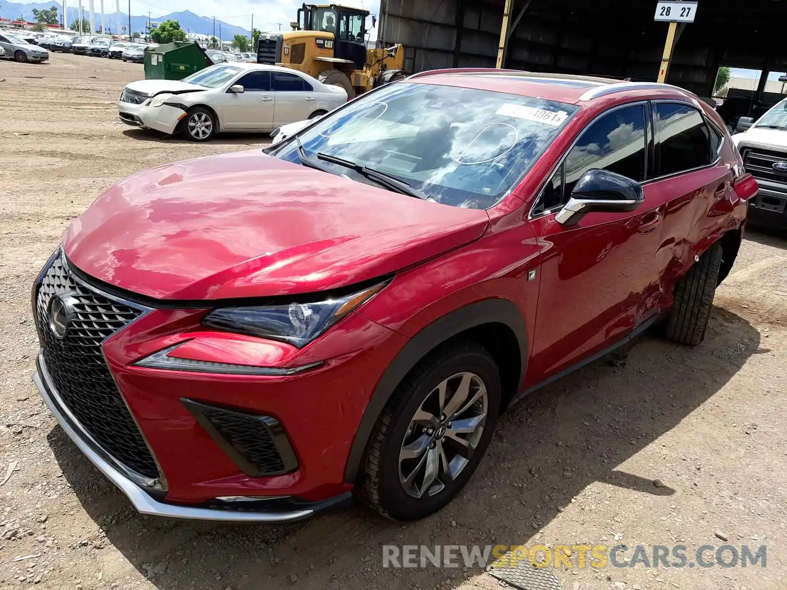 2 Фотография поврежденного автомобиля JTJSARBZ5L5011666 LEXUS NX 2020