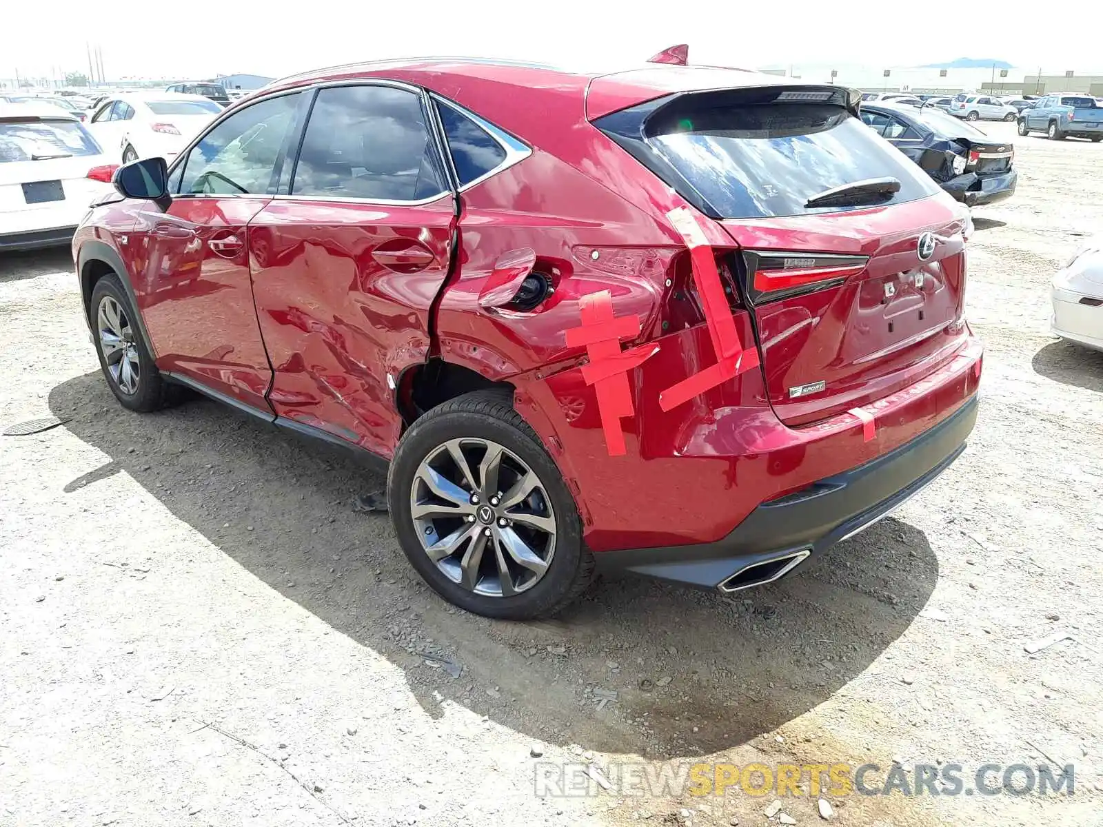 9 Фотография поврежденного автомобиля JTJSARBZ5L5011666 LEXUS NX 2020