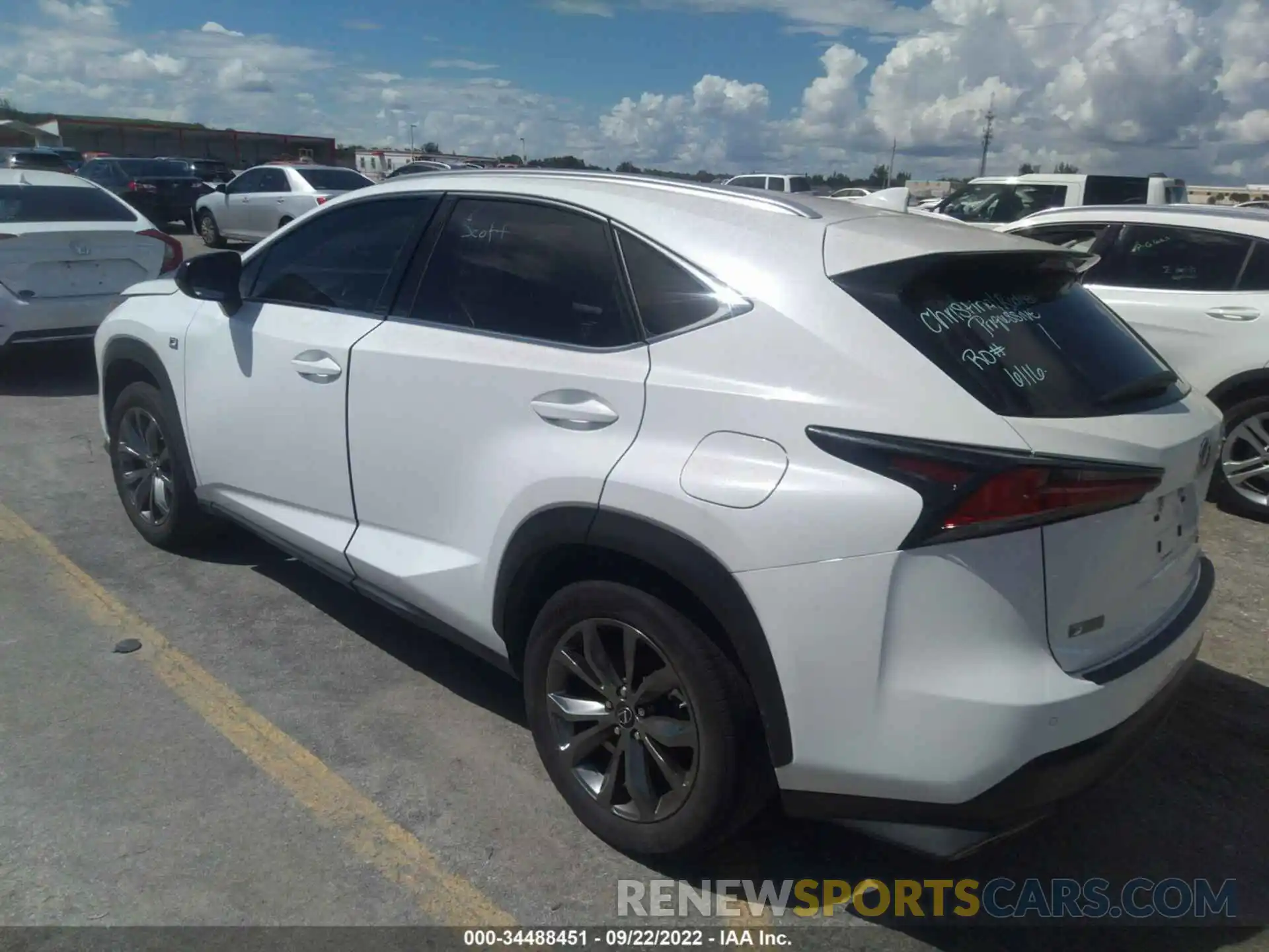 3 Photograph of a damaged car JTJSARBZ5L5013580 LEXUS NX 2020