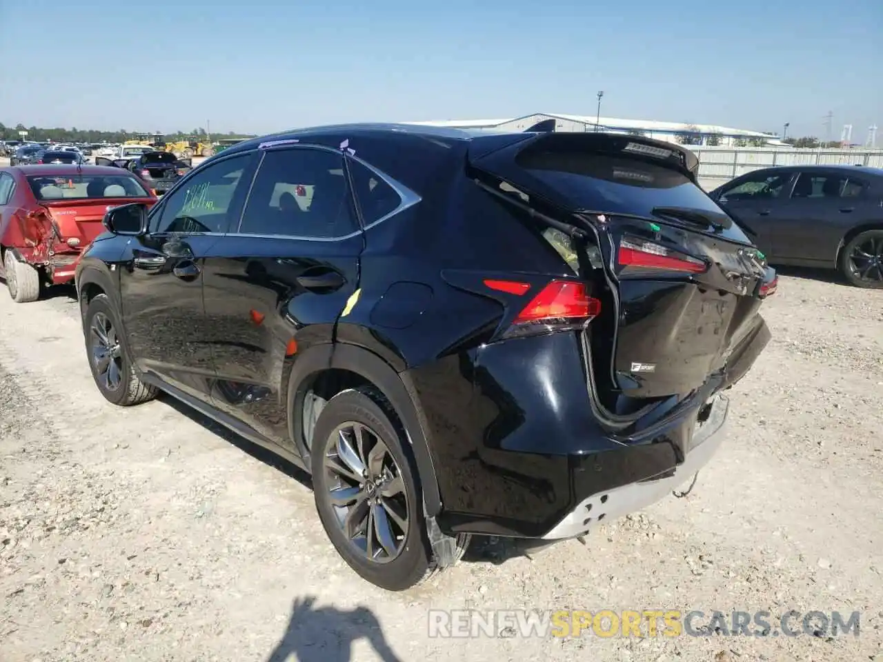 3 Фотография поврежденного автомобиля JTJSARBZ6L2160394 LEXUS NX 2020