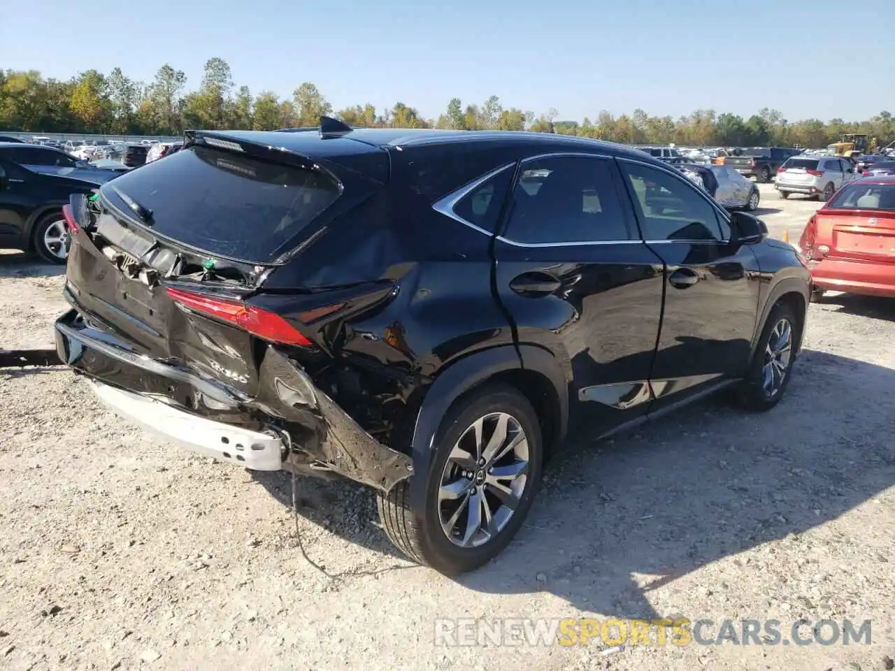 4 Фотография поврежденного автомобиля JTJSARBZ6L2160394 LEXUS NX 2020