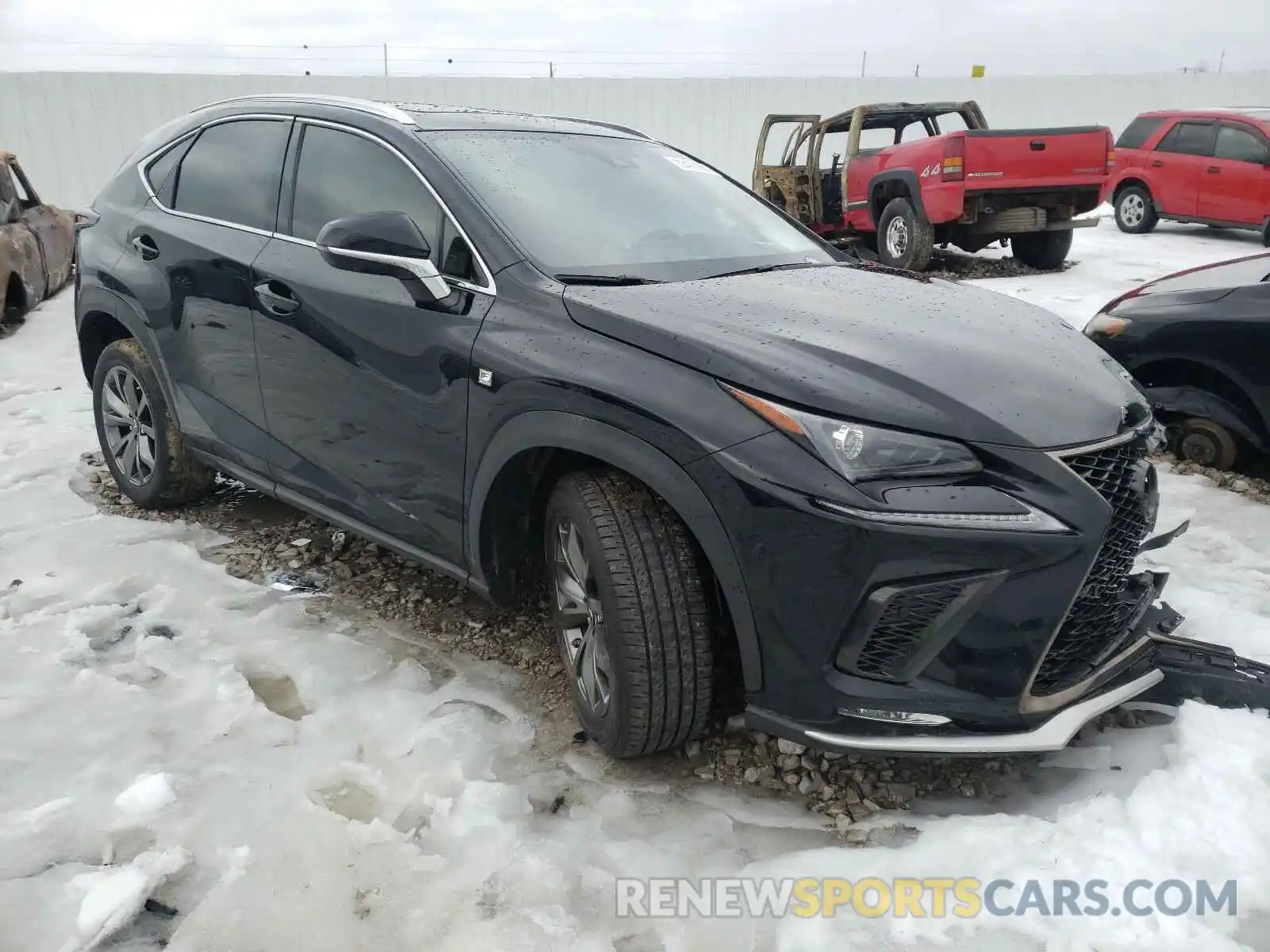 1 Photograph of a damaged car JTJSARBZ6L5005228 LEXUS NX 2020