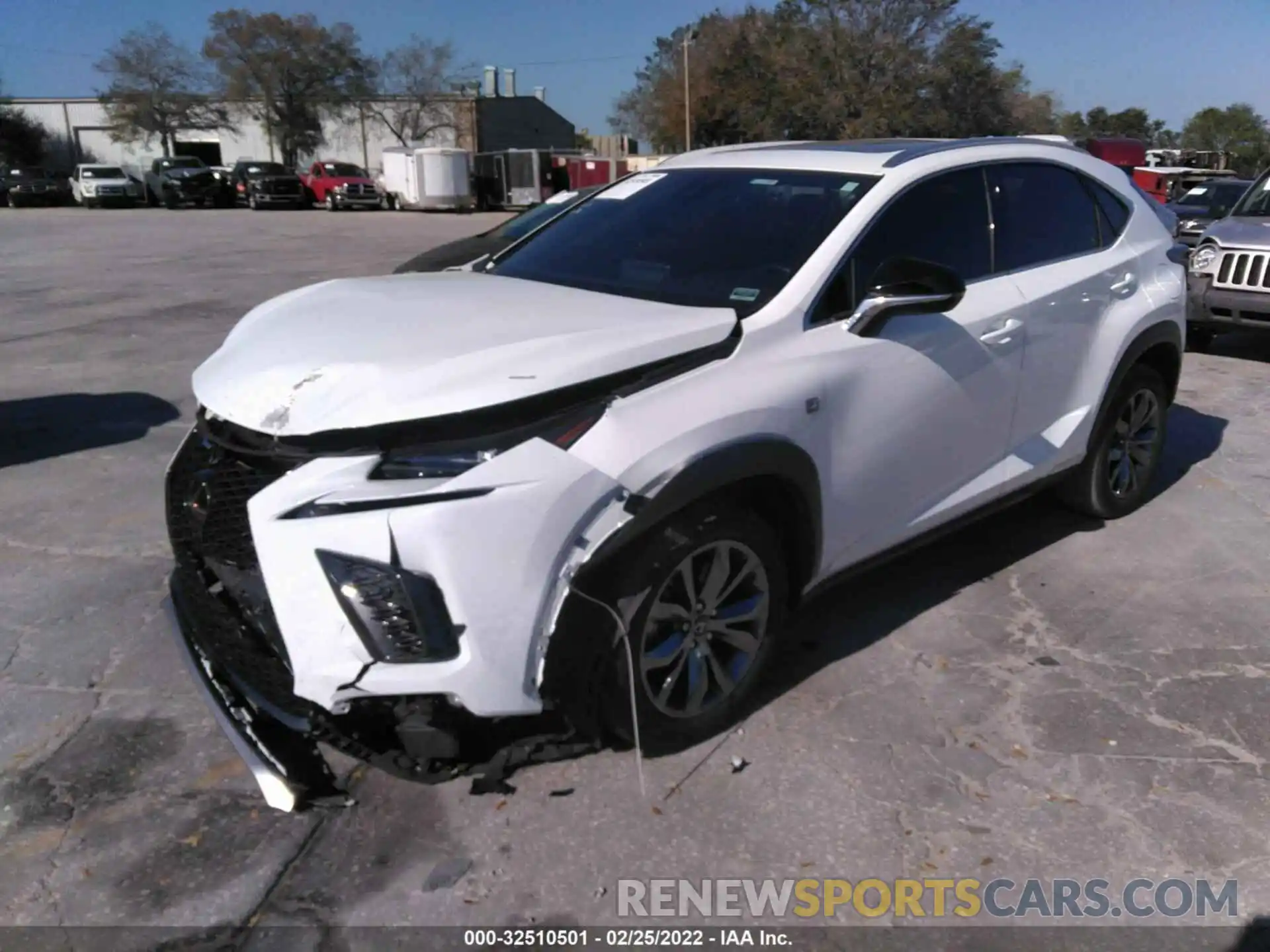 2 Фотография поврежденного автомобиля JTJSARBZ6L5014950 LEXUS NX 2020