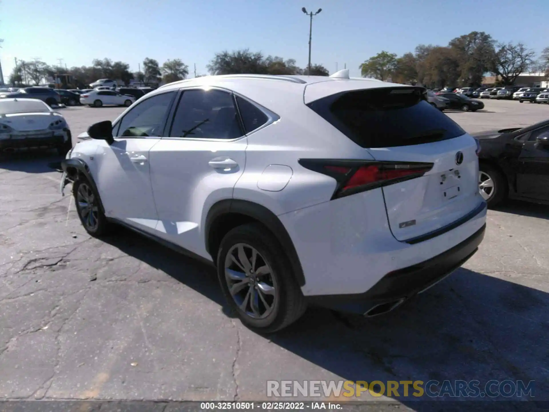 3 Фотография поврежденного автомобиля JTJSARBZ6L5014950 LEXUS NX 2020