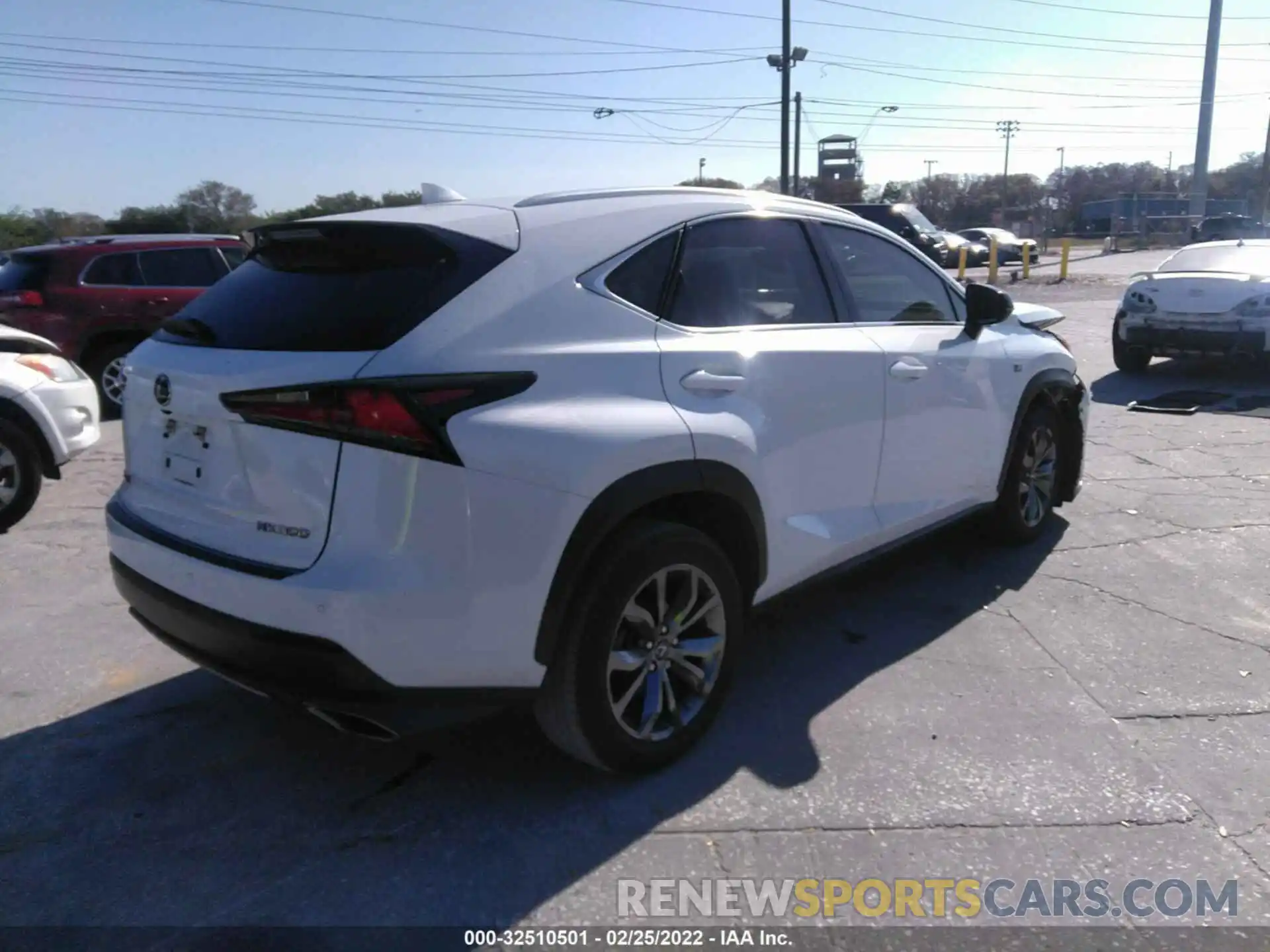 4 Фотография поврежденного автомобиля JTJSARBZ6L5014950 LEXUS NX 2020