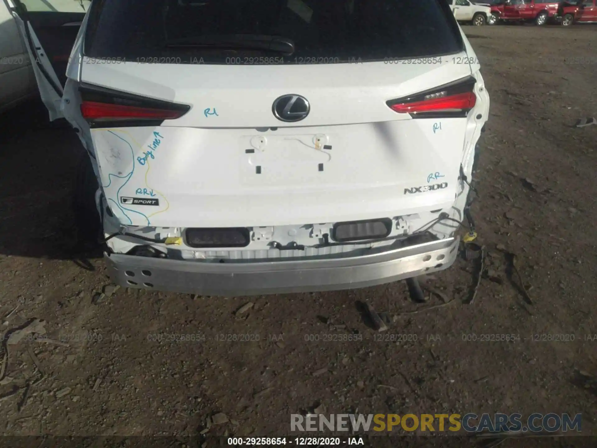 6 Photograph of a damaged car JTJSARBZ7L2172781 LEXUS NX 2020