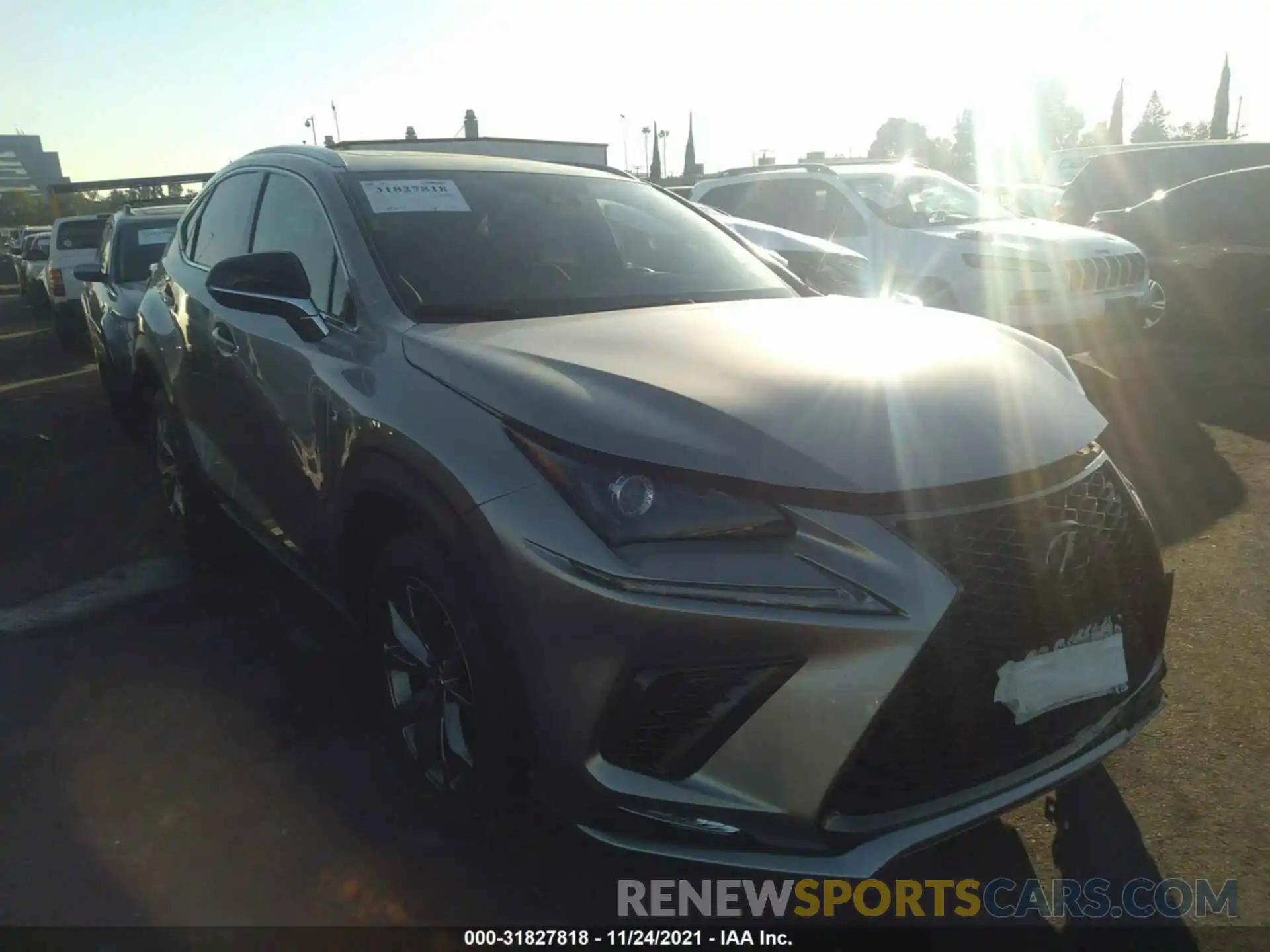 1 Photograph of a damaged car JTJSARBZ7L5001995 LEXUS NX 2020