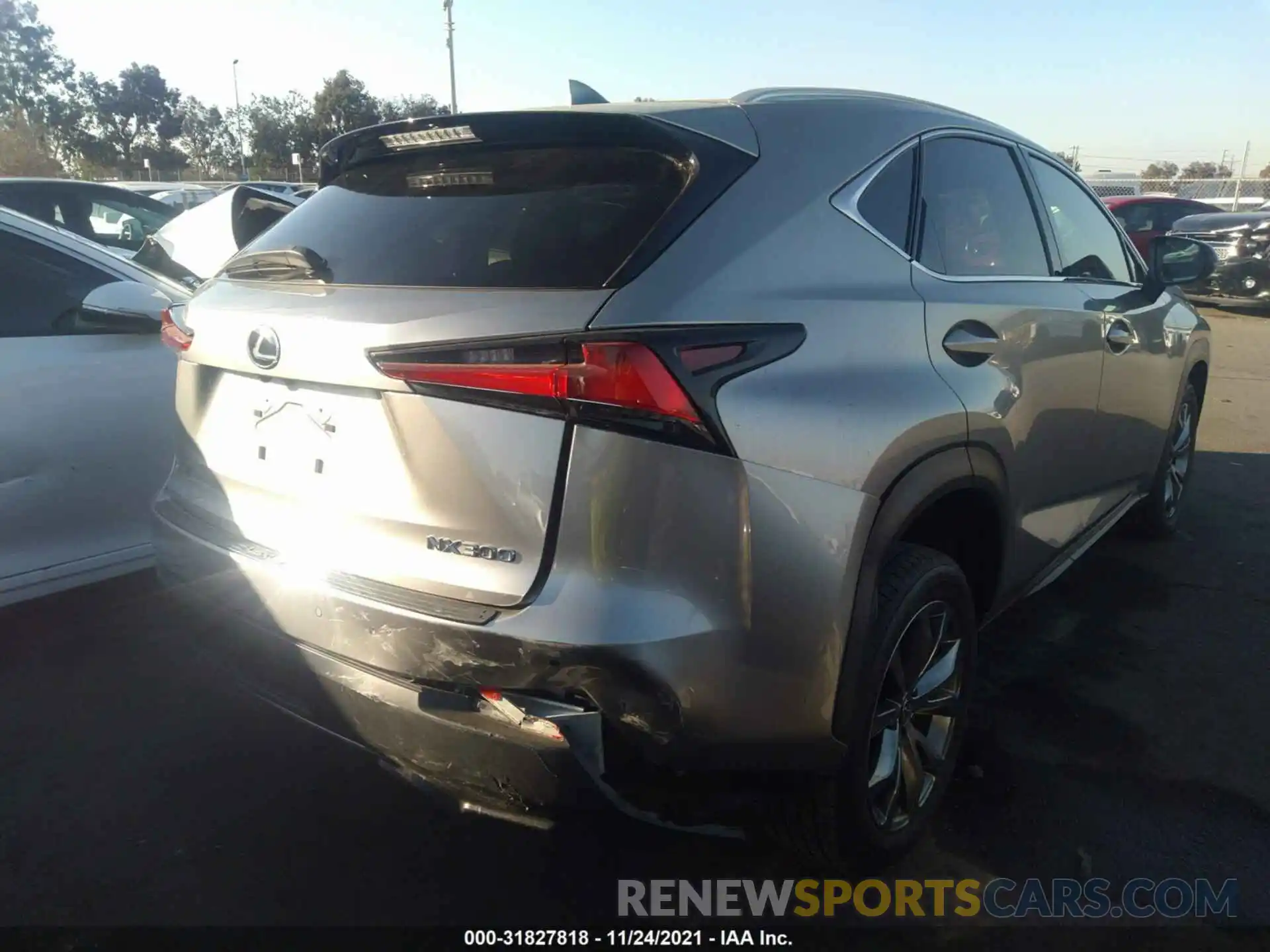 4 Фотография поврежденного автомобиля JTJSARBZ7L5001995 LEXUS NX 2020