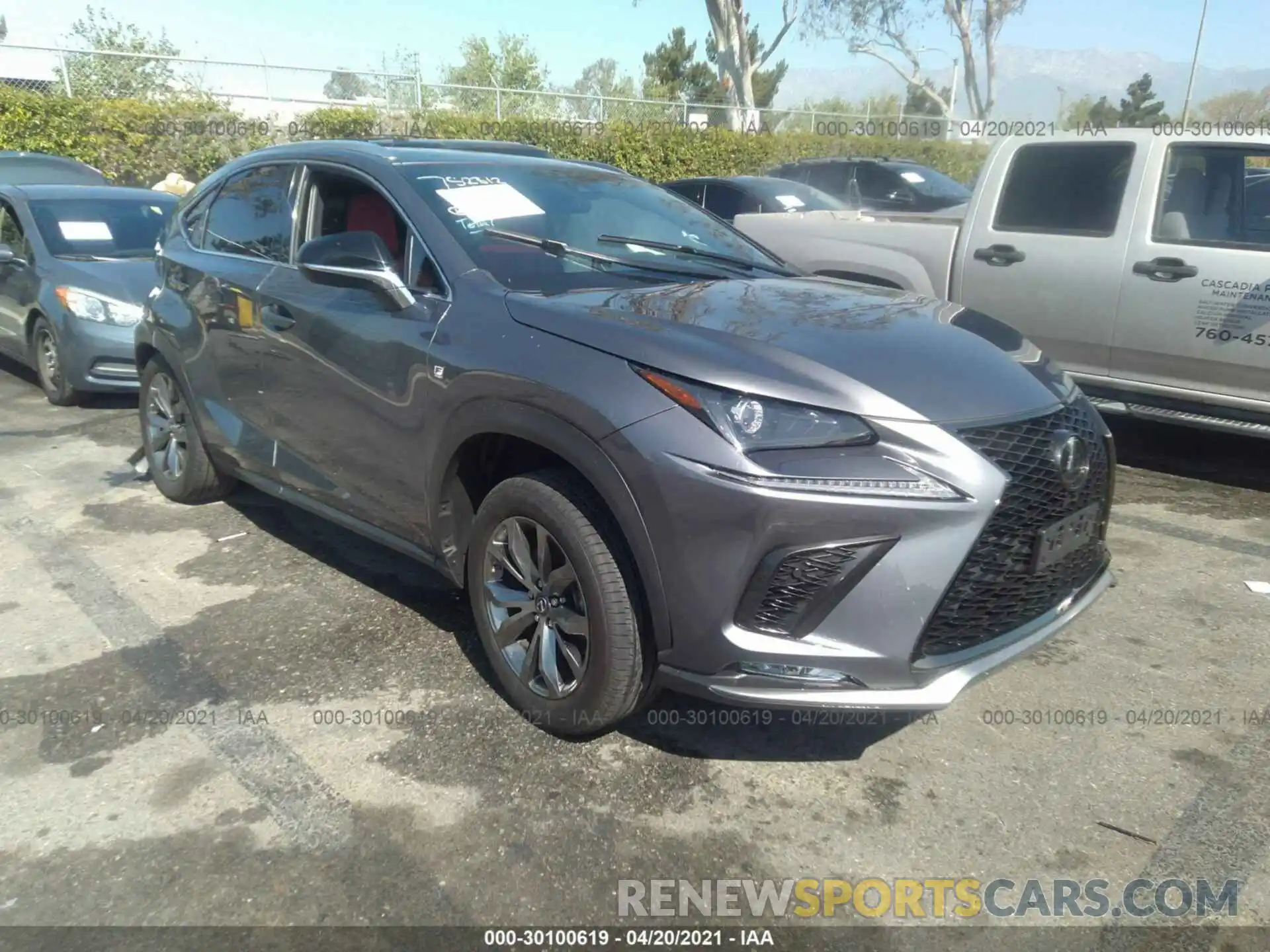 1 Фотография поврежденного автомобиля JTJSARBZ8L2161191 LEXUS NX 2020