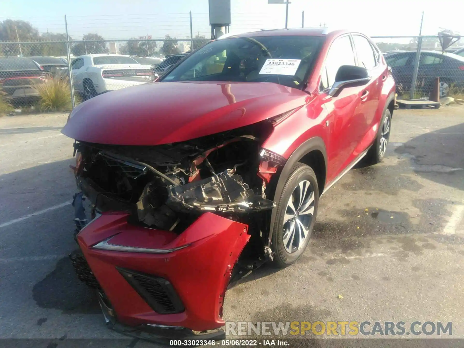 2 Photograph of a damaged car JTJSARBZ8L5001889 LEXUS NX 2020