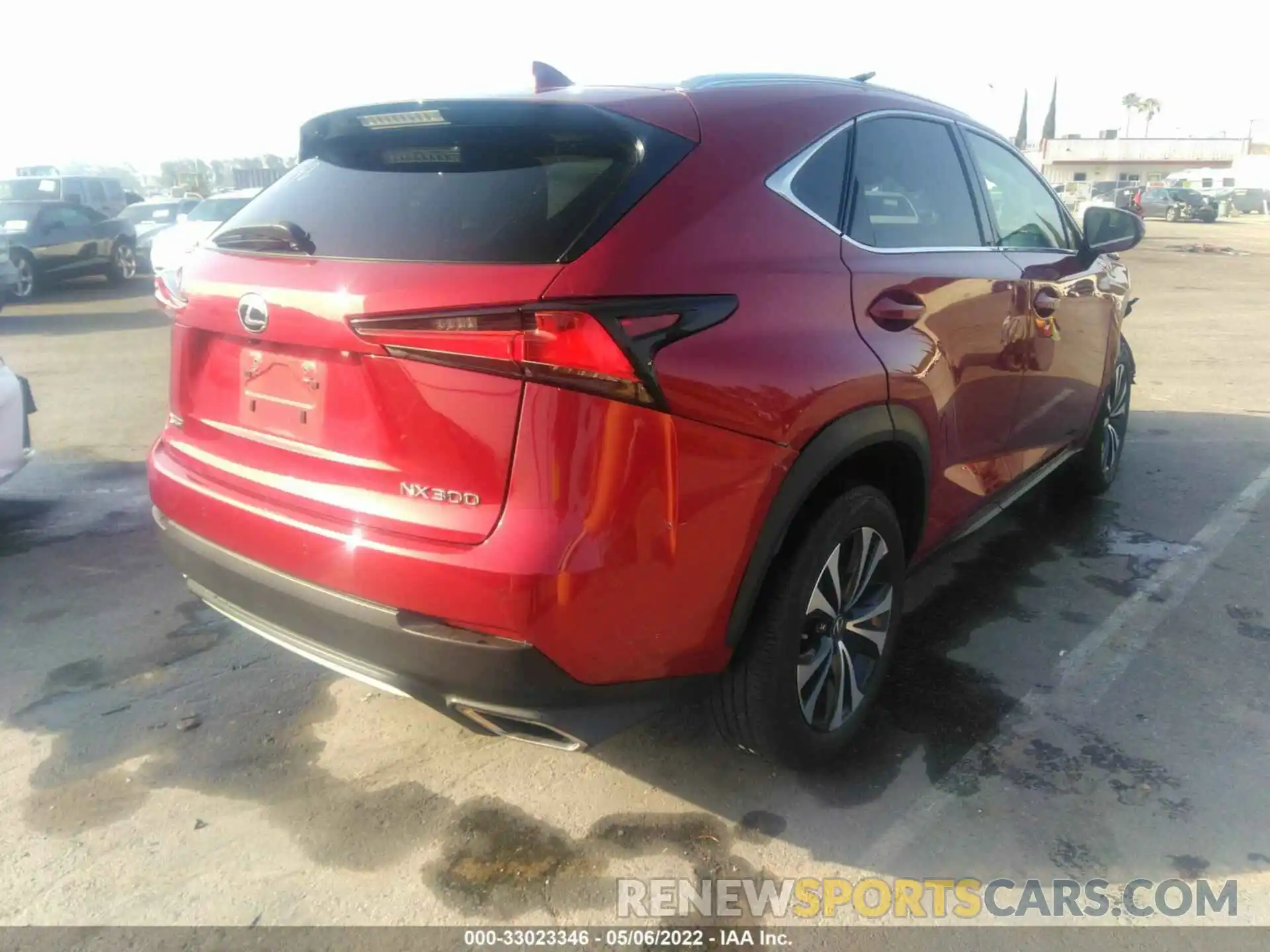 4 Фотография поврежденного автомобиля JTJSARBZ8L5001889 LEXUS NX 2020