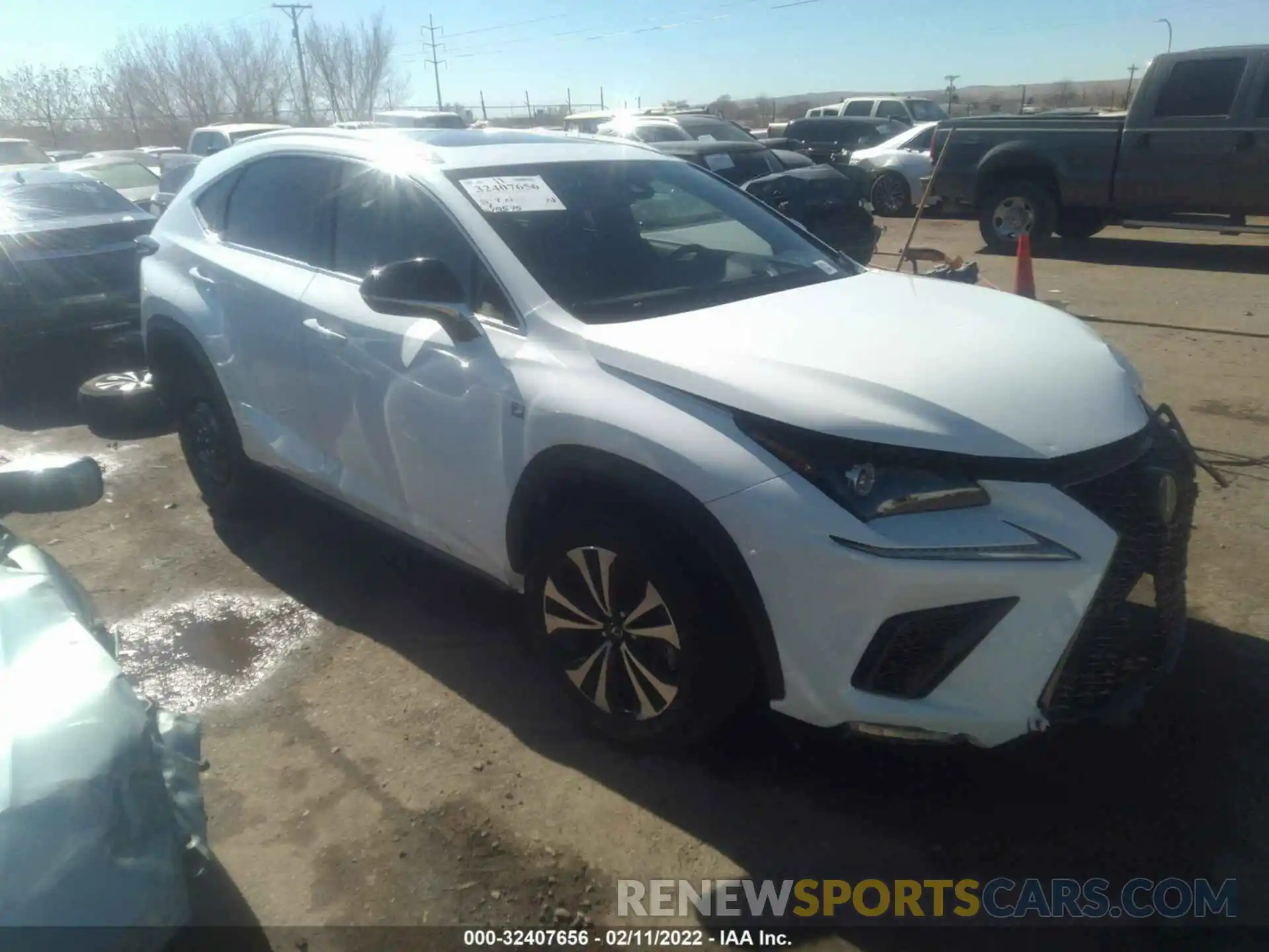 1 Photograph of a damaged car JTJSARBZ8L5003674 LEXUS NX 2020