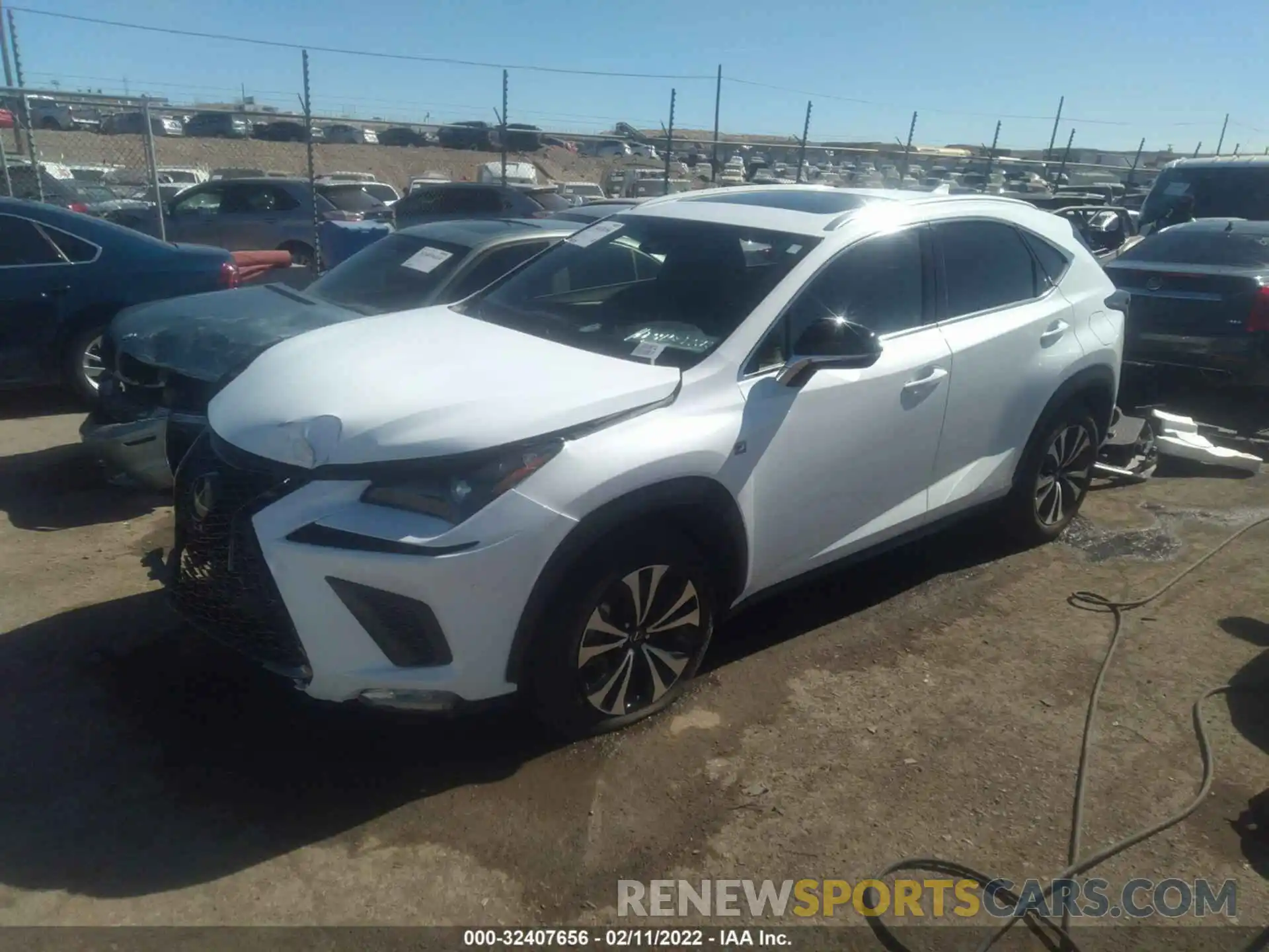 2 Photograph of a damaged car JTJSARBZ8L5003674 LEXUS NX 2020