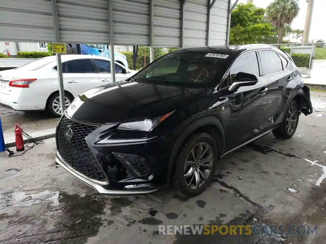 2 Фотография поврежденного автомобиля JTJSARBZ8L5005831 LEXUS NX 2020