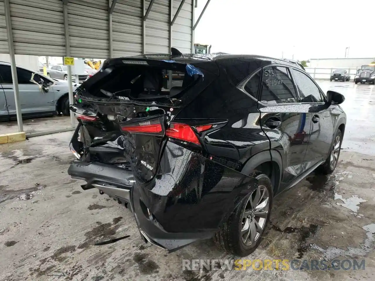 4 Фотография поврежденного автомобиля JTJSARBZ8L5005831 LEXUS NX 2020