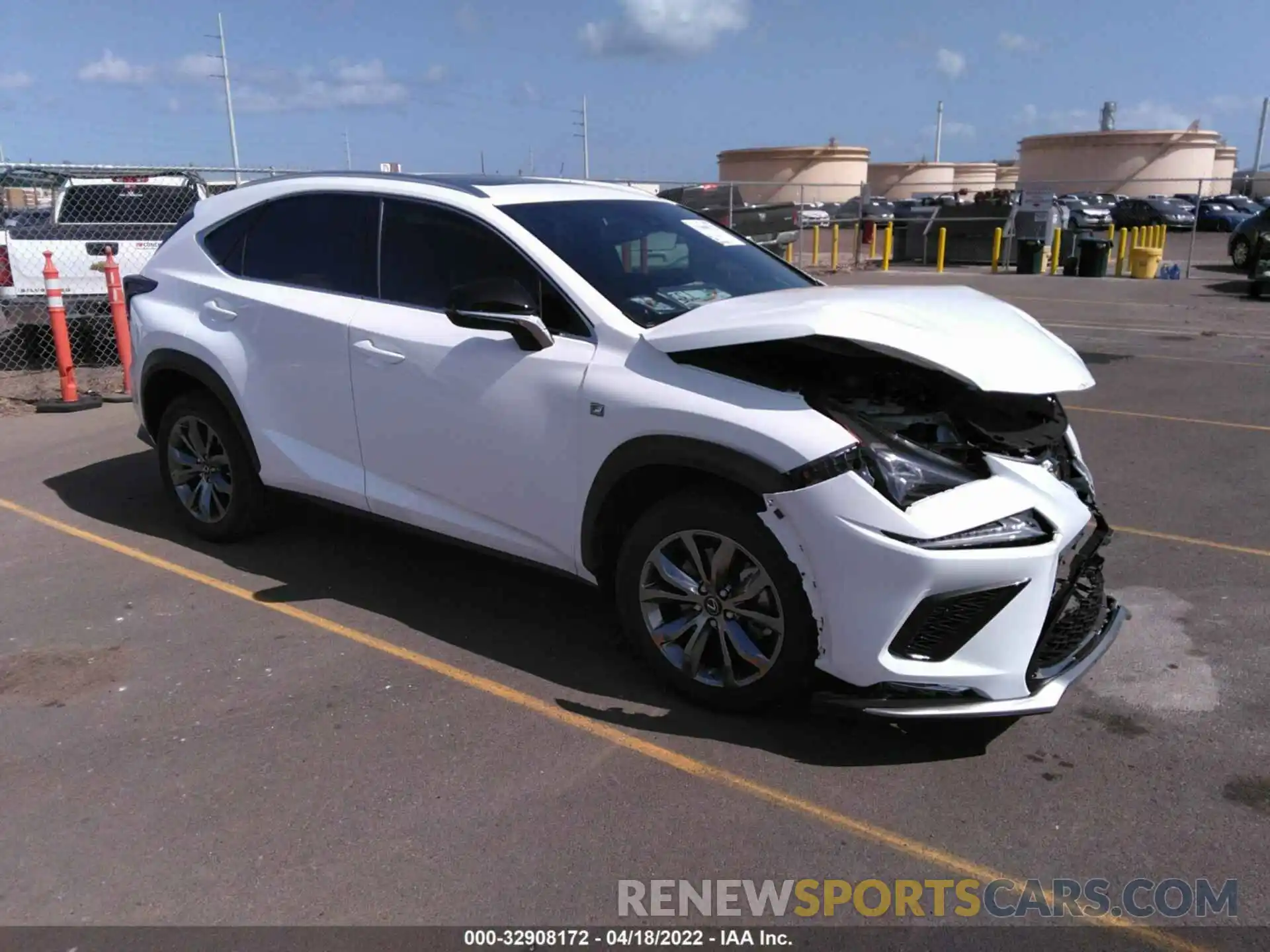 1 Photograph of a damaged car JTJSARBZ8L5015730 LEXUS NX 2020