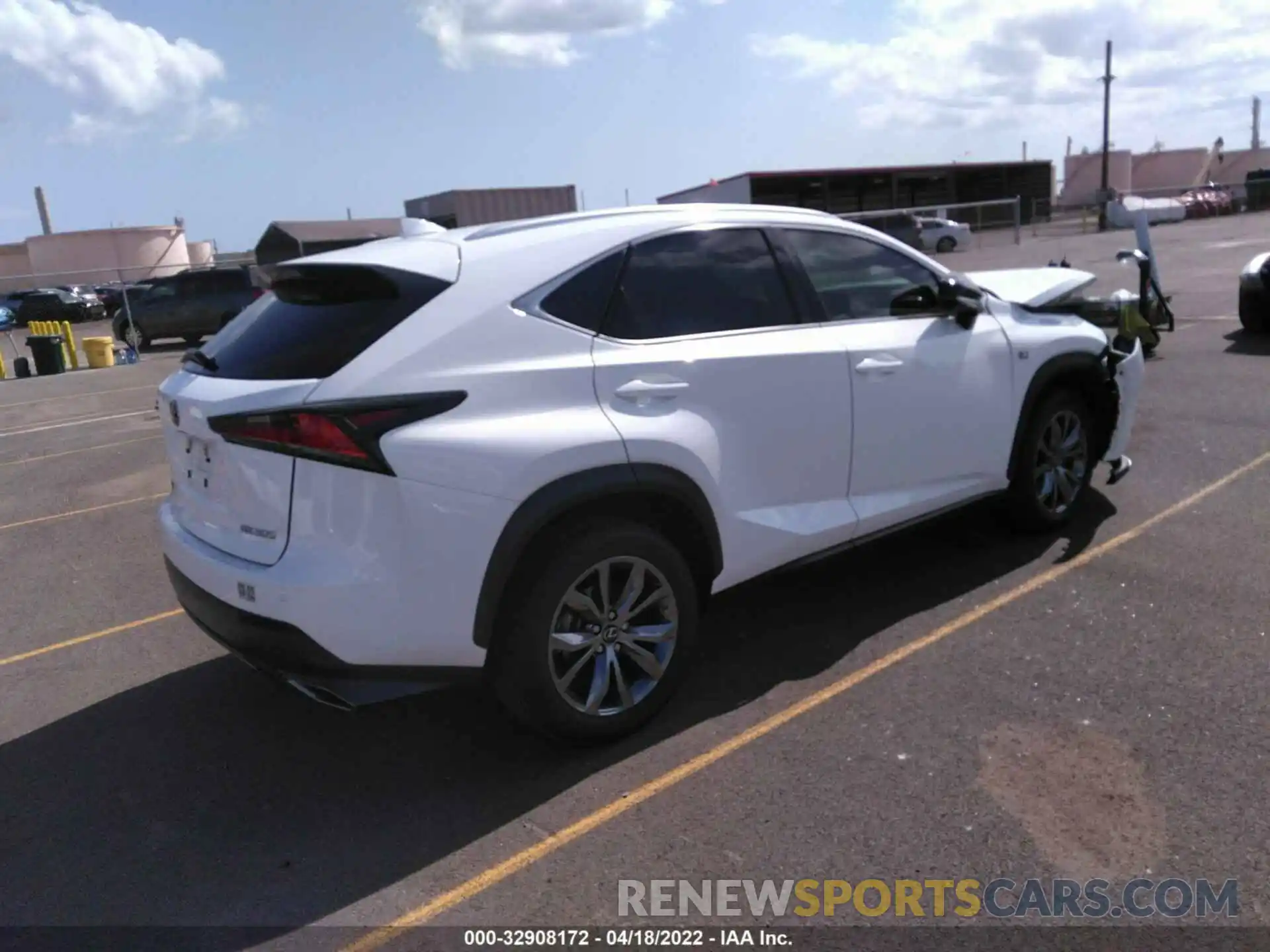 4 Фотография поврежденного автомобиля JTJSARBZ8L5015730 LEXUS NX 2020