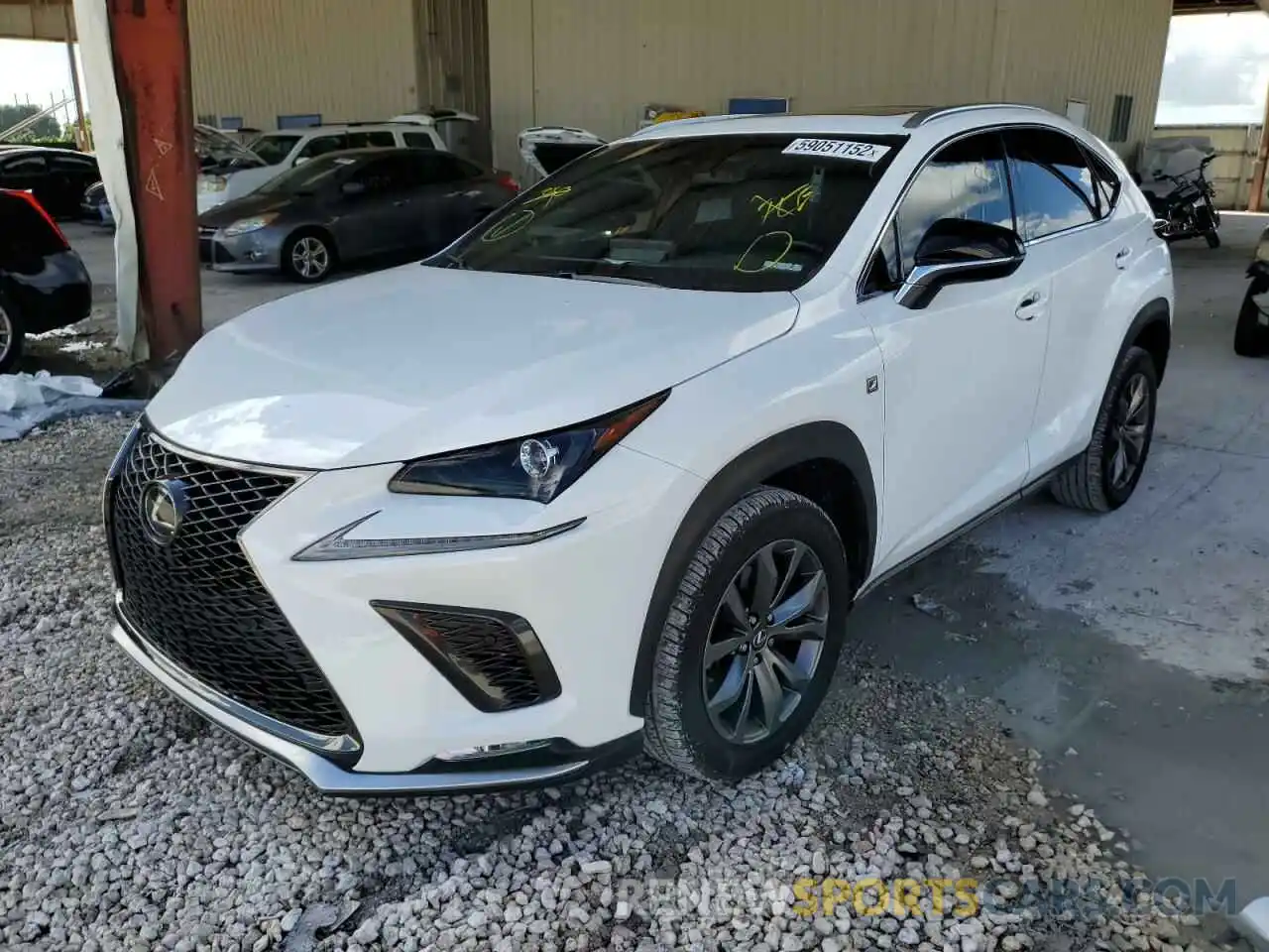 2 Фотография поврежденного автомобиля JTJSARBZ8L5016294 LEXUS NX 2020