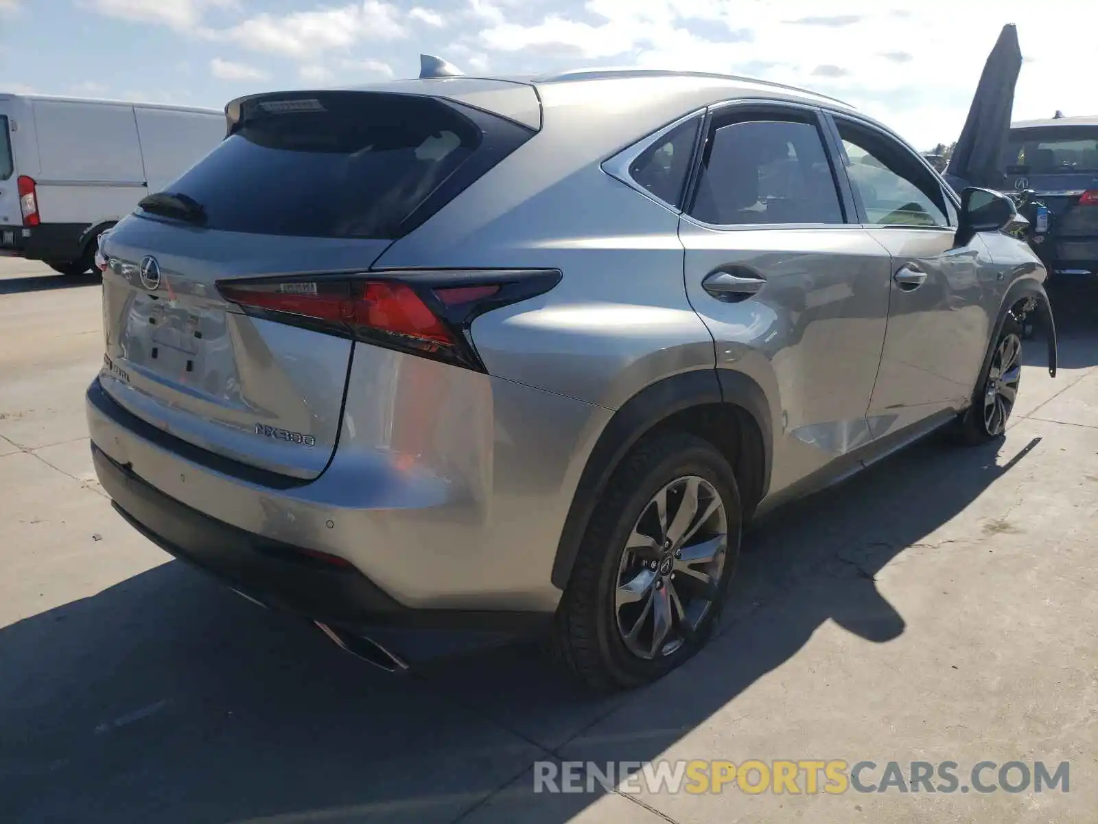 4 Photograph of a damaged car JTJSARBZ8L5019468 LEXUS NX 2020