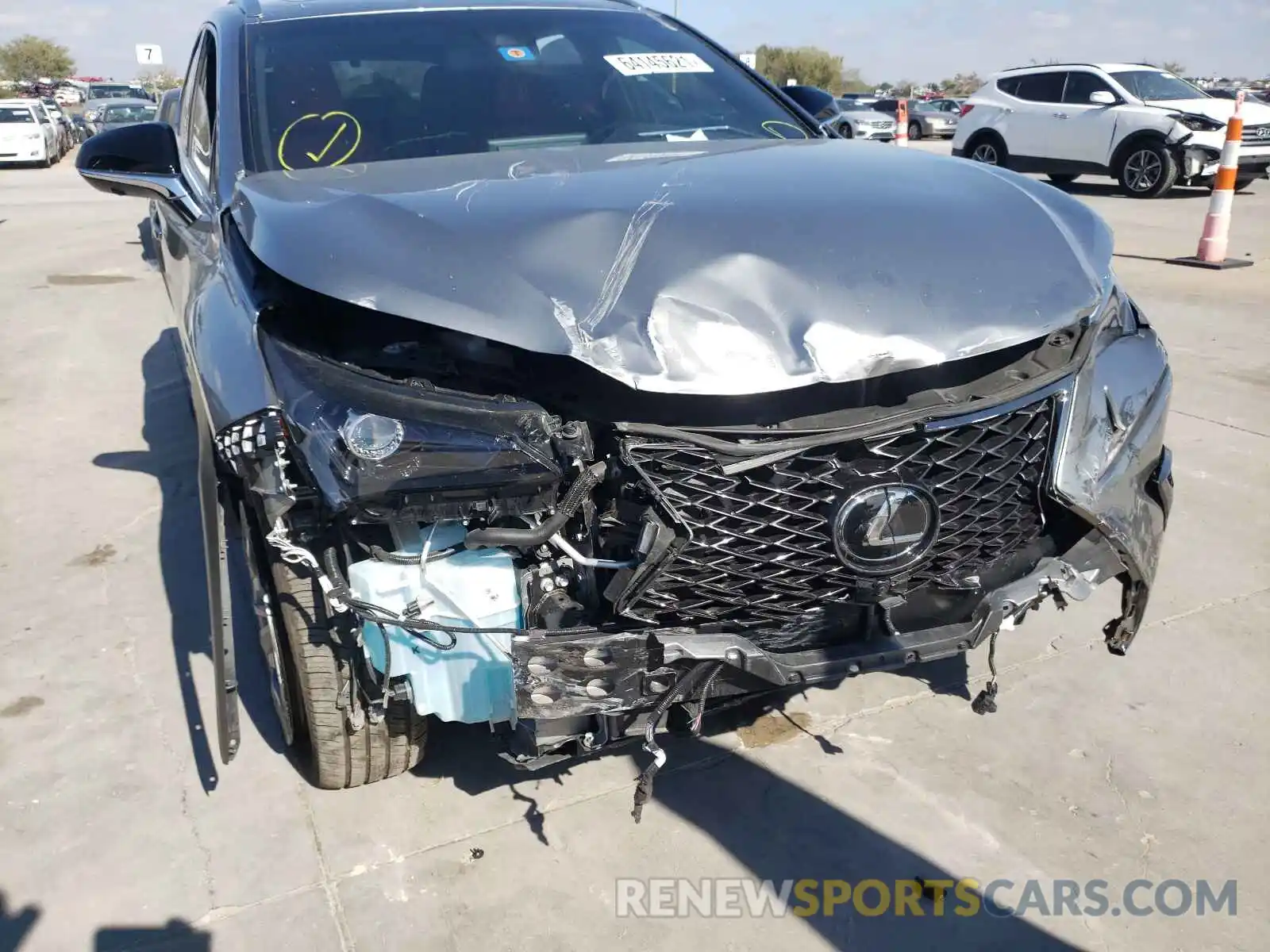 9 Photograph of a damaged car JTJSARBZ8L5019468 LEXUS NX 2020