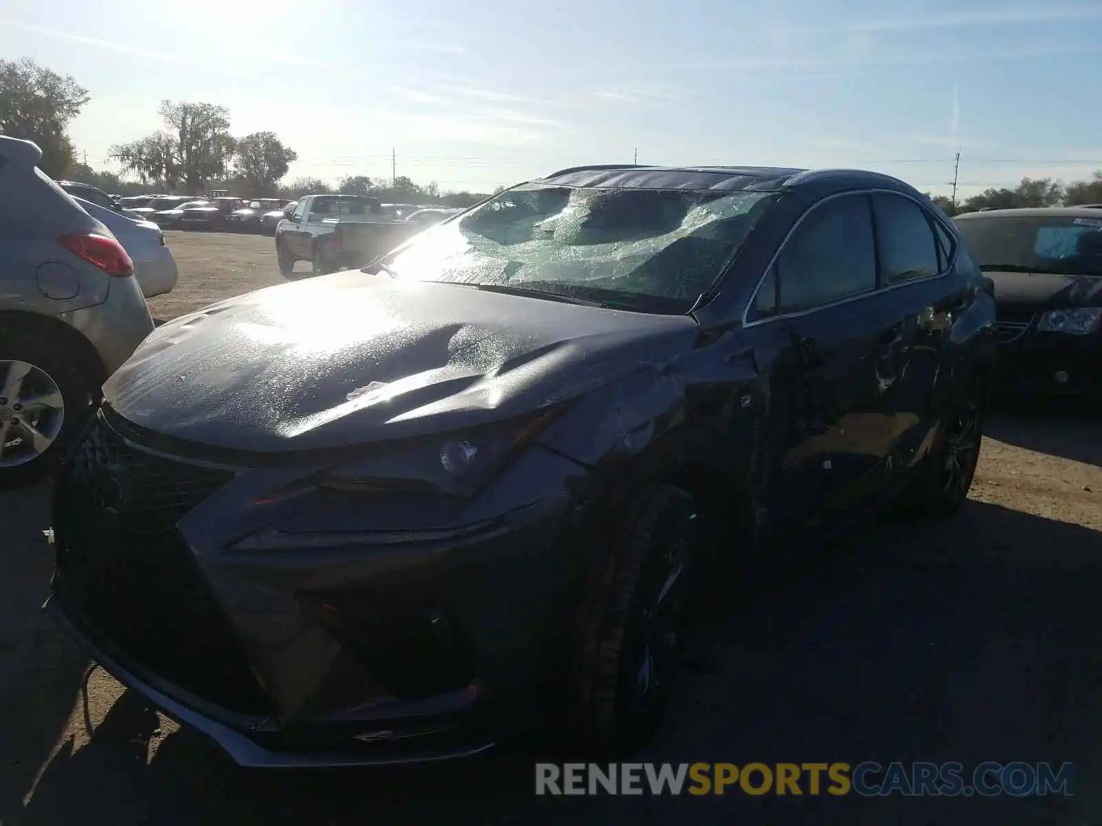 2 Photograph of a damaged car JTJSARBZ9L2166352 LEXUS NX 2020