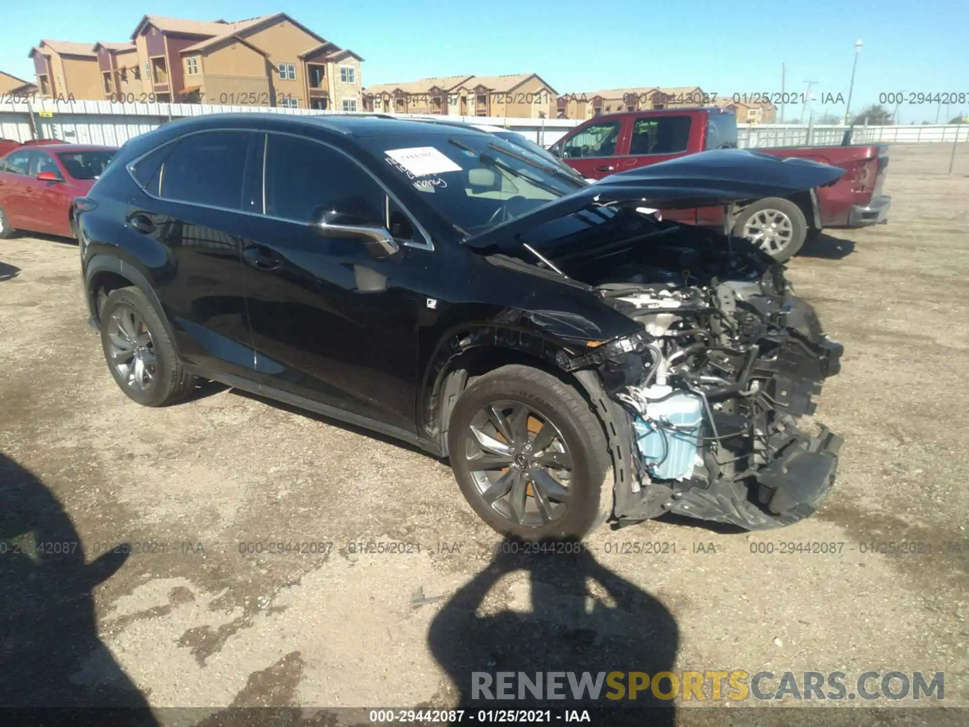 1 Photograph of a damaged car JTJSARBZ9L2168599 LEXUS NX 2020