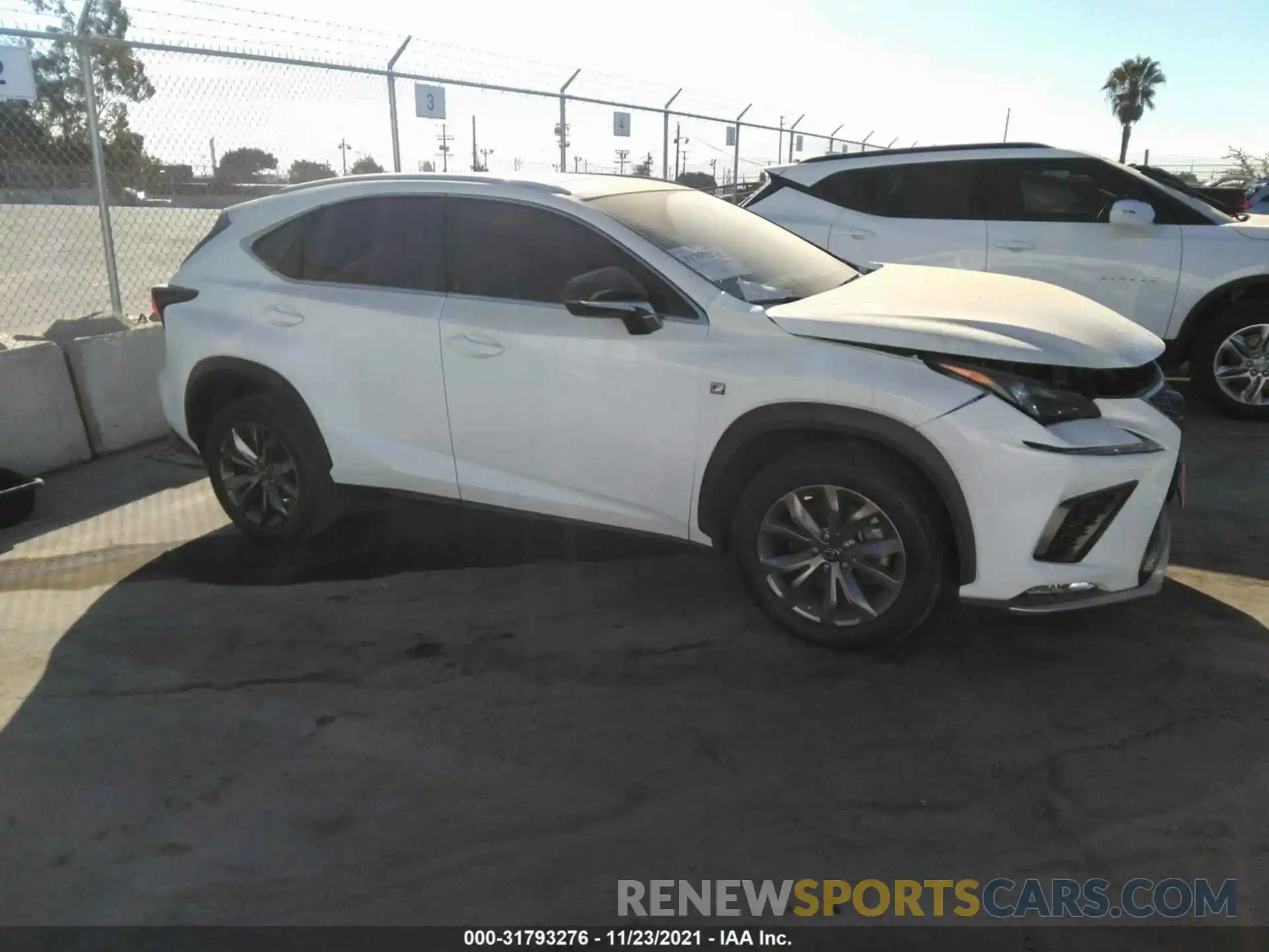 1 Photograph of a damaged car JTJSARBZ9L2173043 LEXUS NX 2020