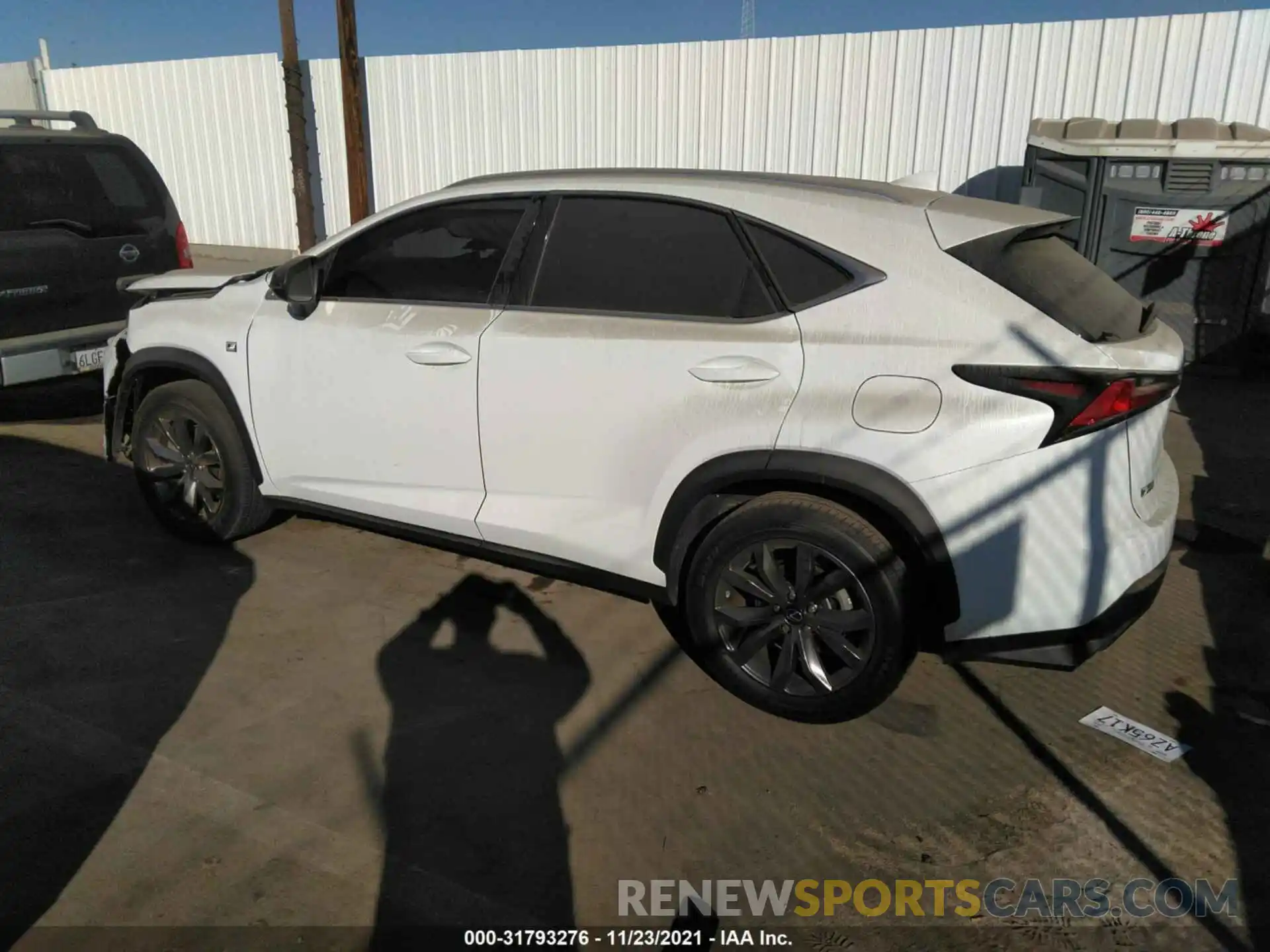 3 Фотография поврежденного автомобиля JTJSARBZ9L2173043 LEXUS NX 2020