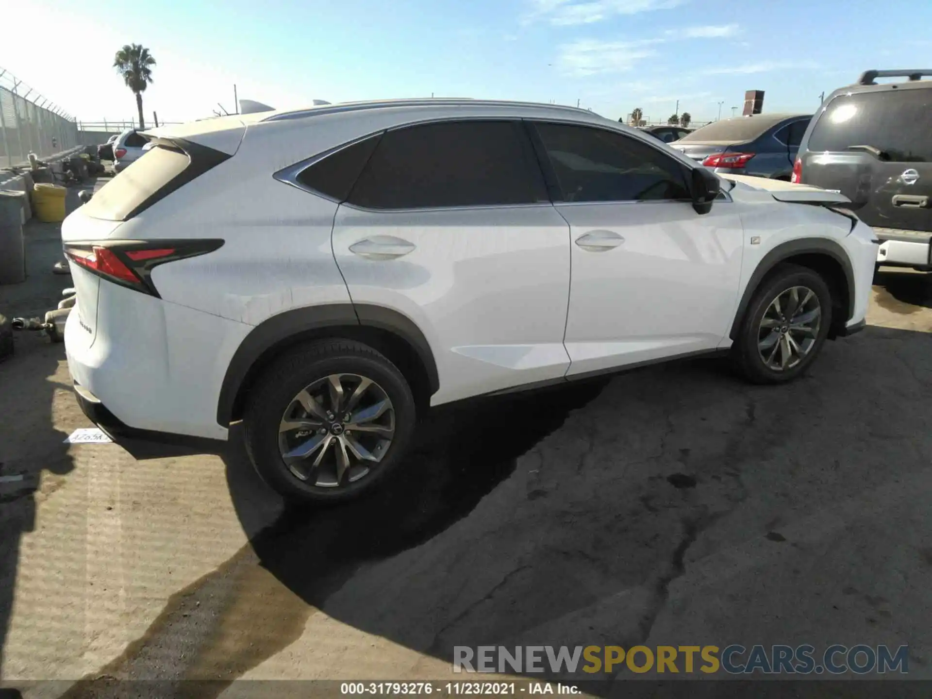 4 Фотография поврежденного автомобиля JTJSARBZ9L2173043 LEXUS NX 2020