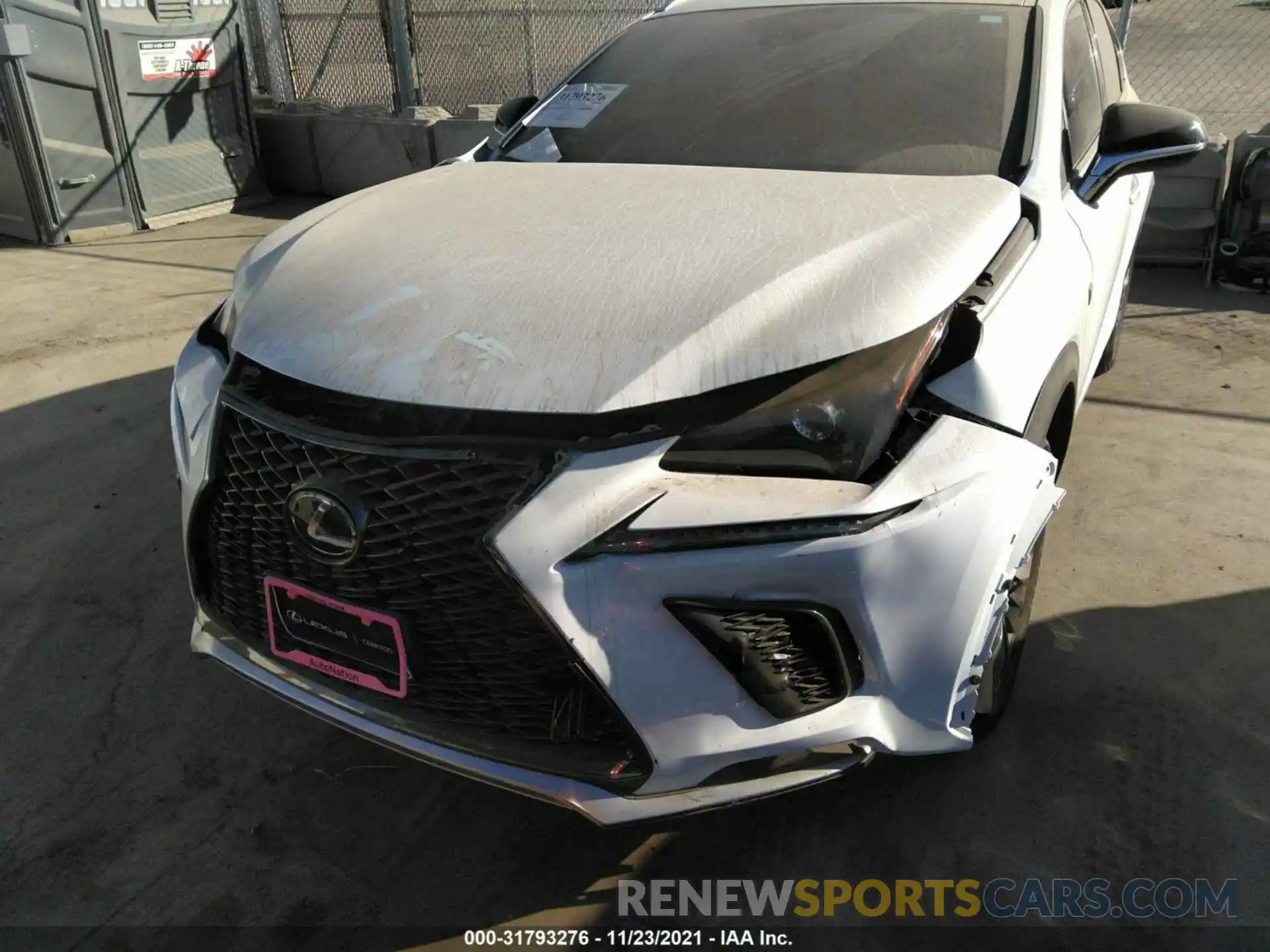 6 Фотография поврежденного автомобиля JTJSARBZ9L2173043 LEXUS NX 2020