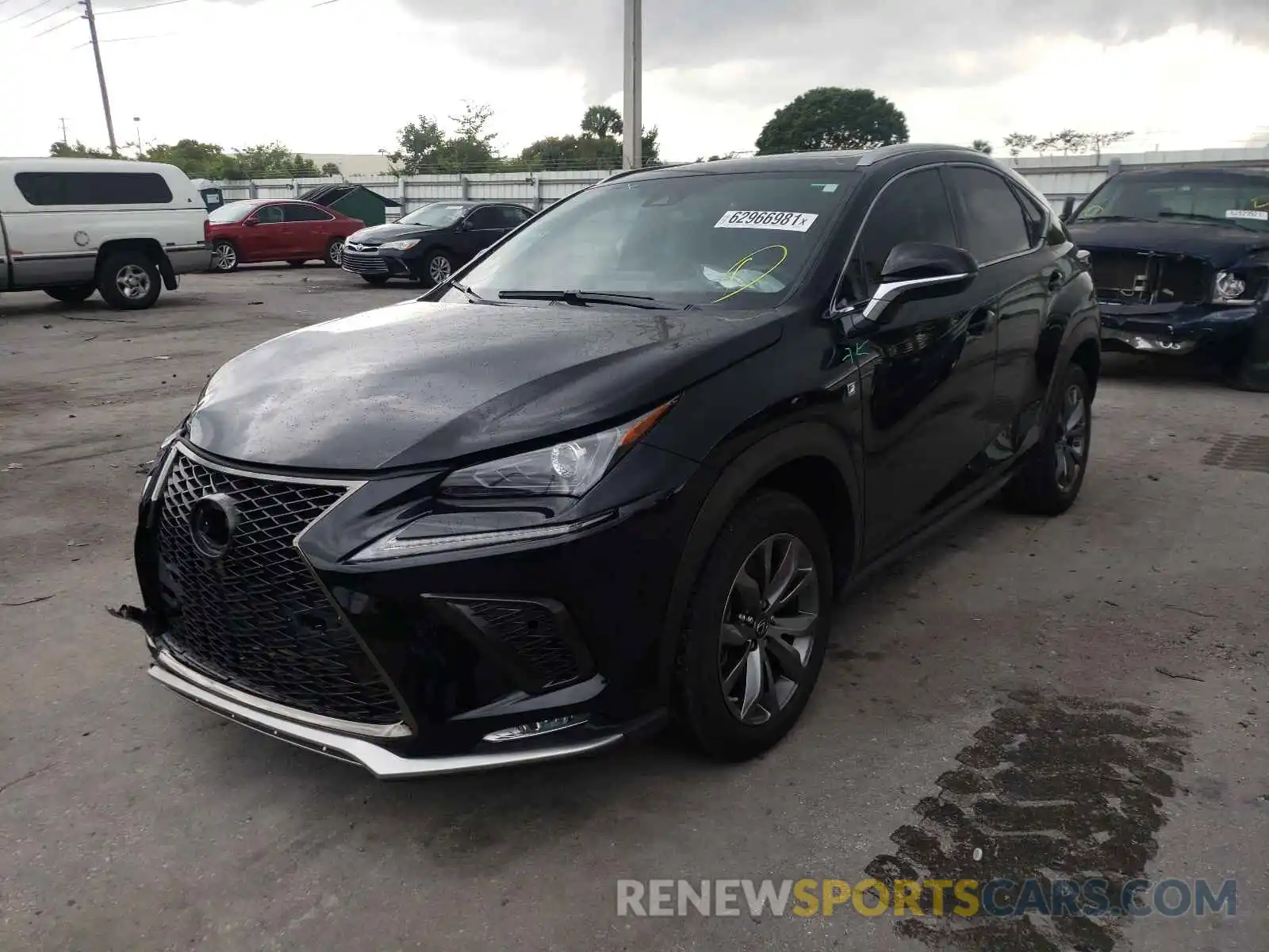 2 Фотография поврежденного автомобиля JTJSARBZ9L2177139 LEXUS NX 2020