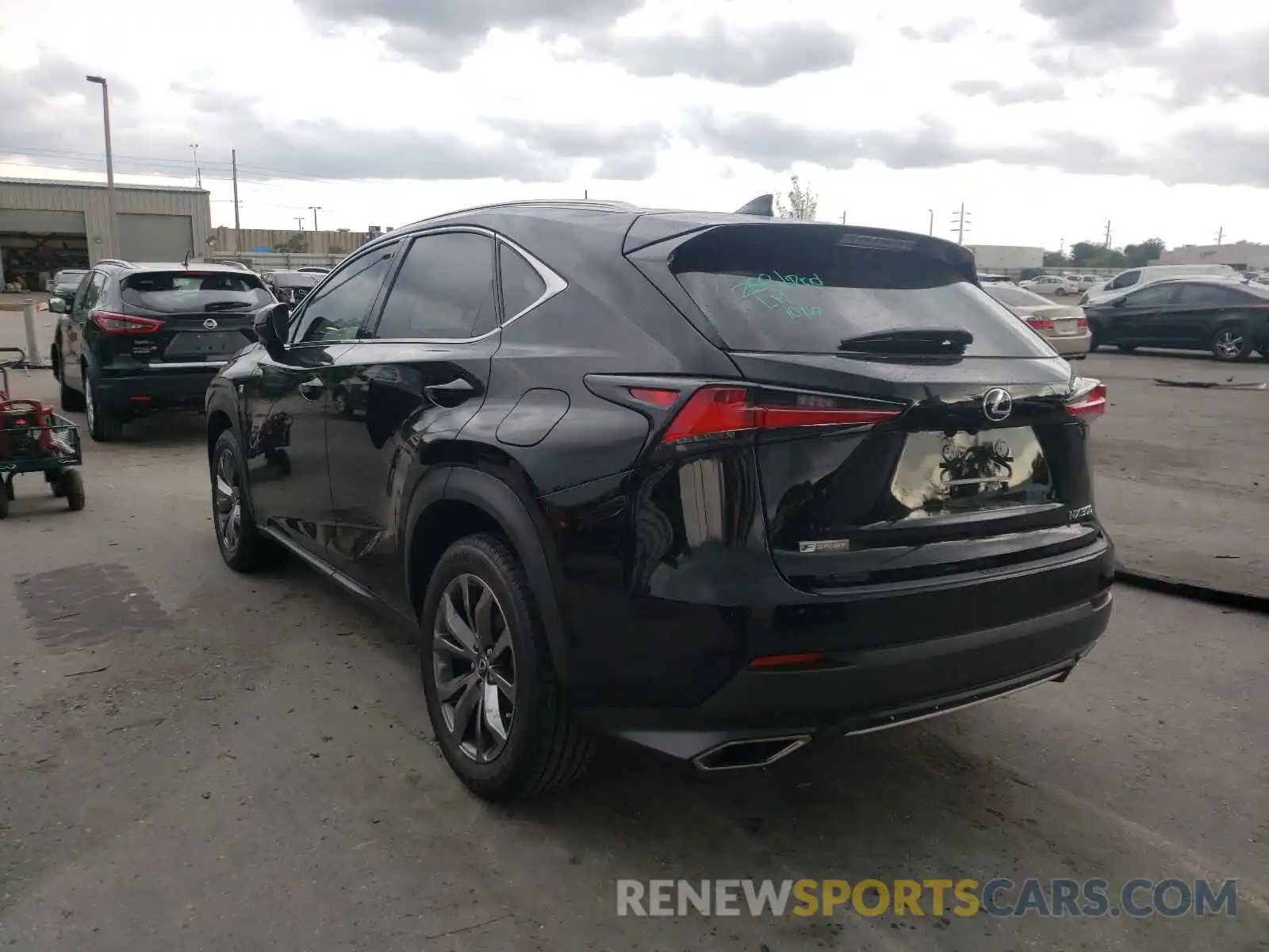 3 Фотография поврежденного автомобиля JTJSARBZ9L2177139 LEXUS NX 2020