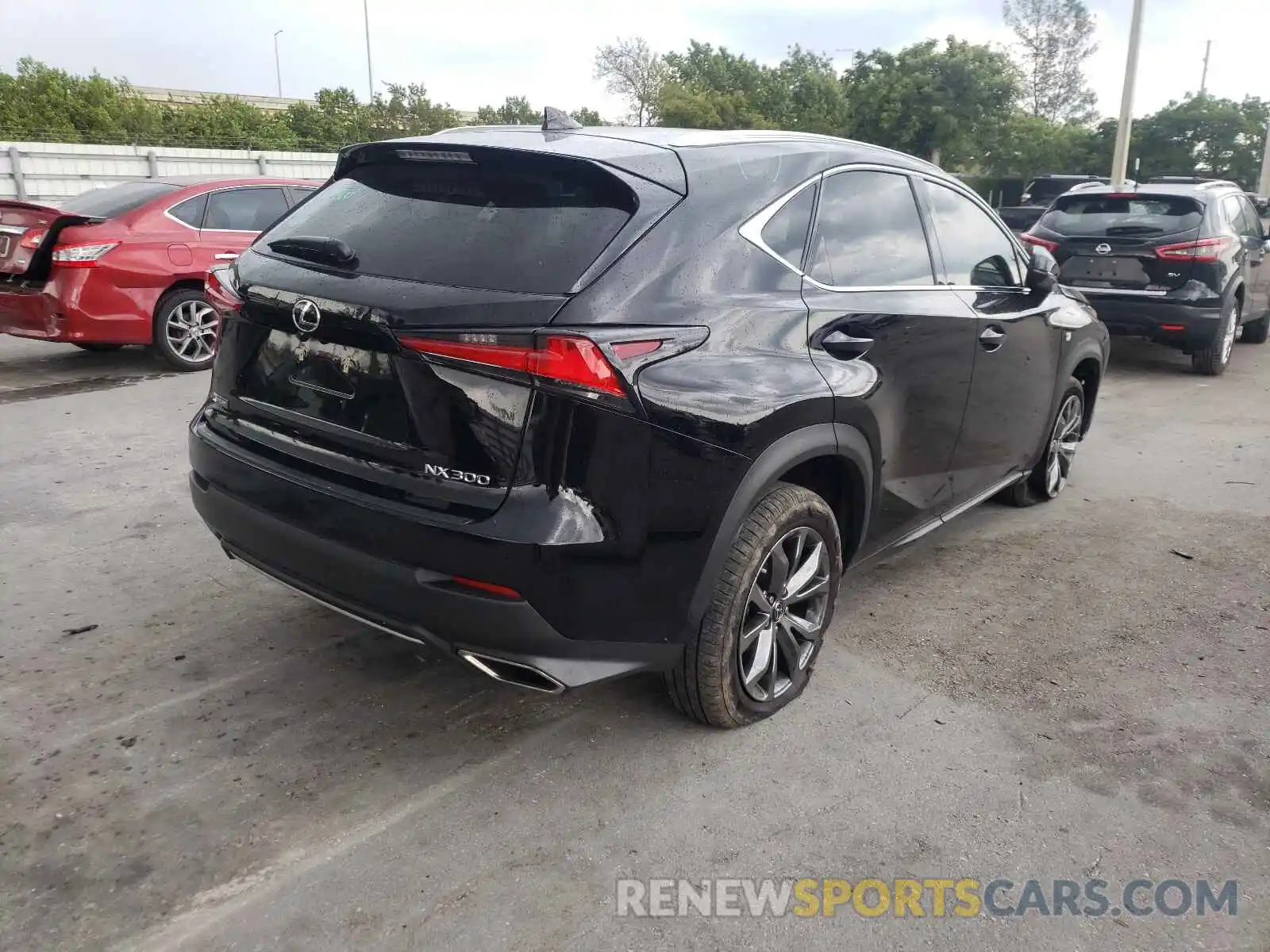 4 Фотография поврежденного автомобиля JTJSARBZ9L2177139 LEXUS NX 2020