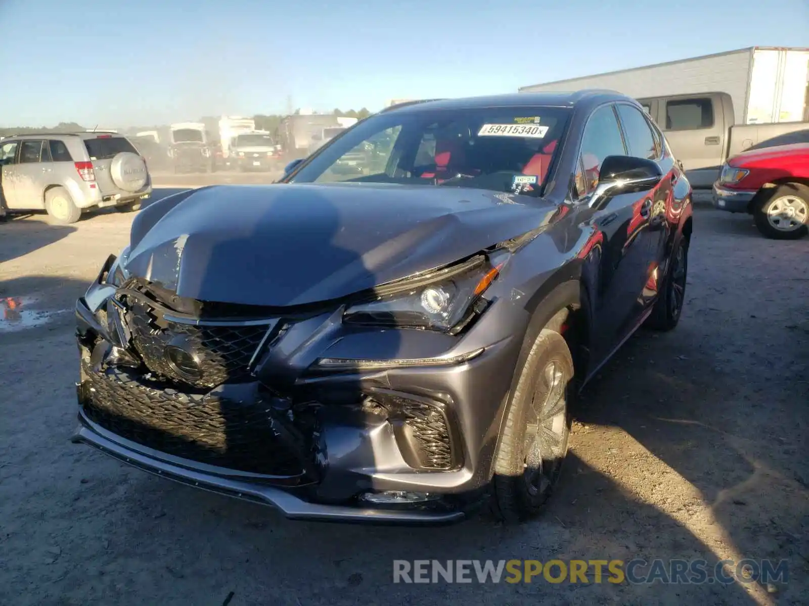 2 Photograph of a damaged car JTJSARBZ9L5001030 LEXUS NX 2020