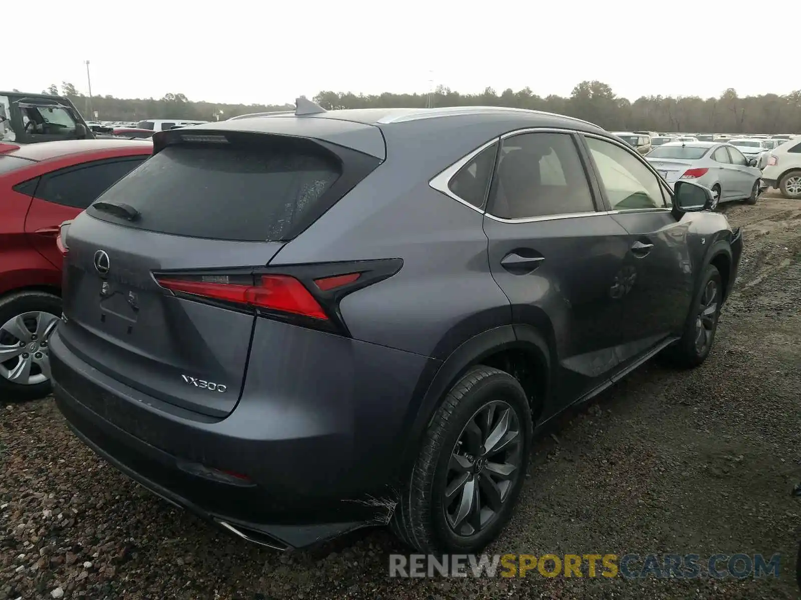 4 Фотография поврежденного автомобиля JTJSARBZ9L5001030 LEXUS NX 2020