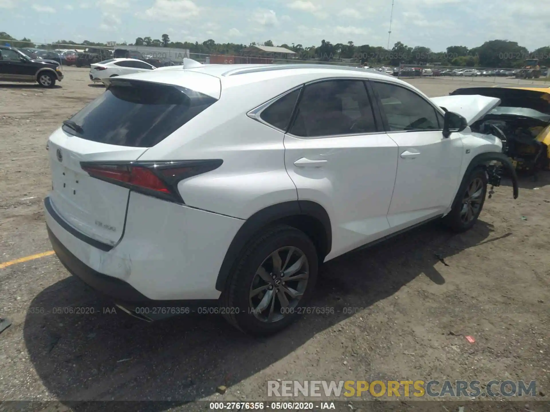 4 Фотография поврежденного автомобиля JTJSARBZ9L5003988 LEXUS NX 2020