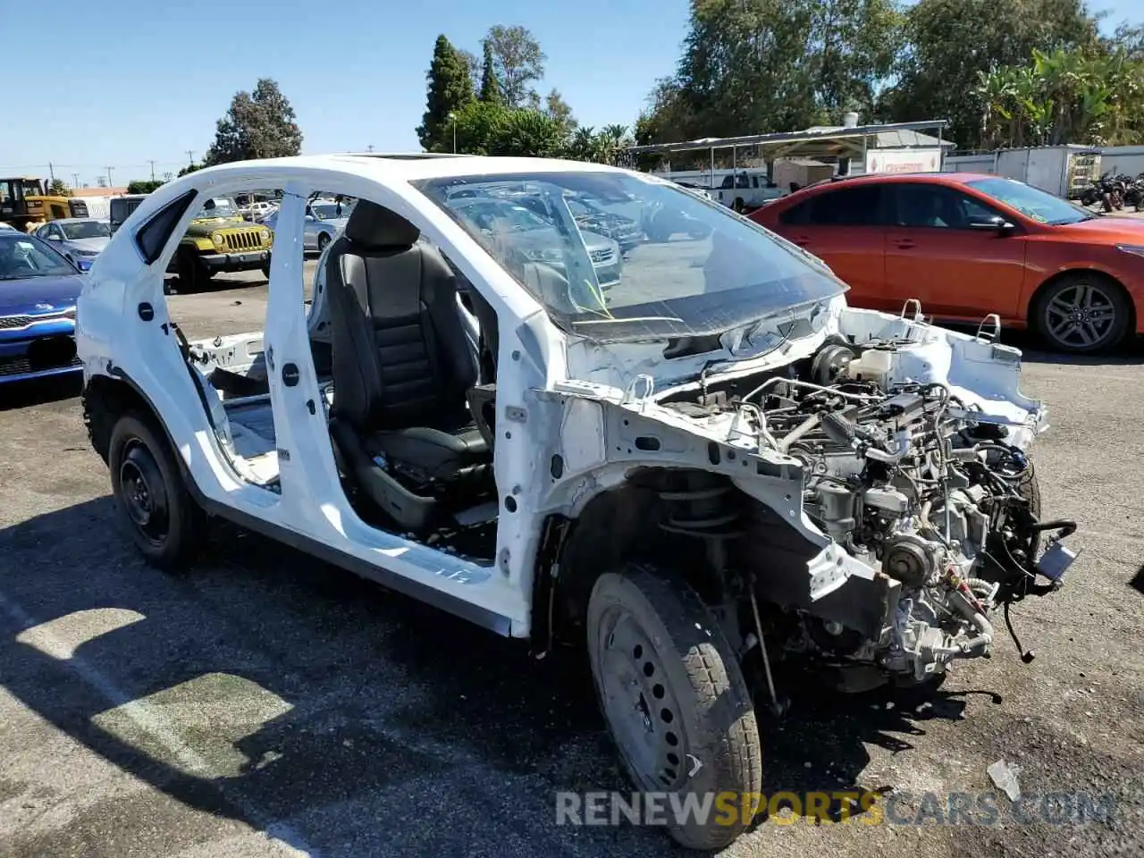 1 Photograph of a damaged car JTJSARBZ9L5006194 LEXUS NX 2020