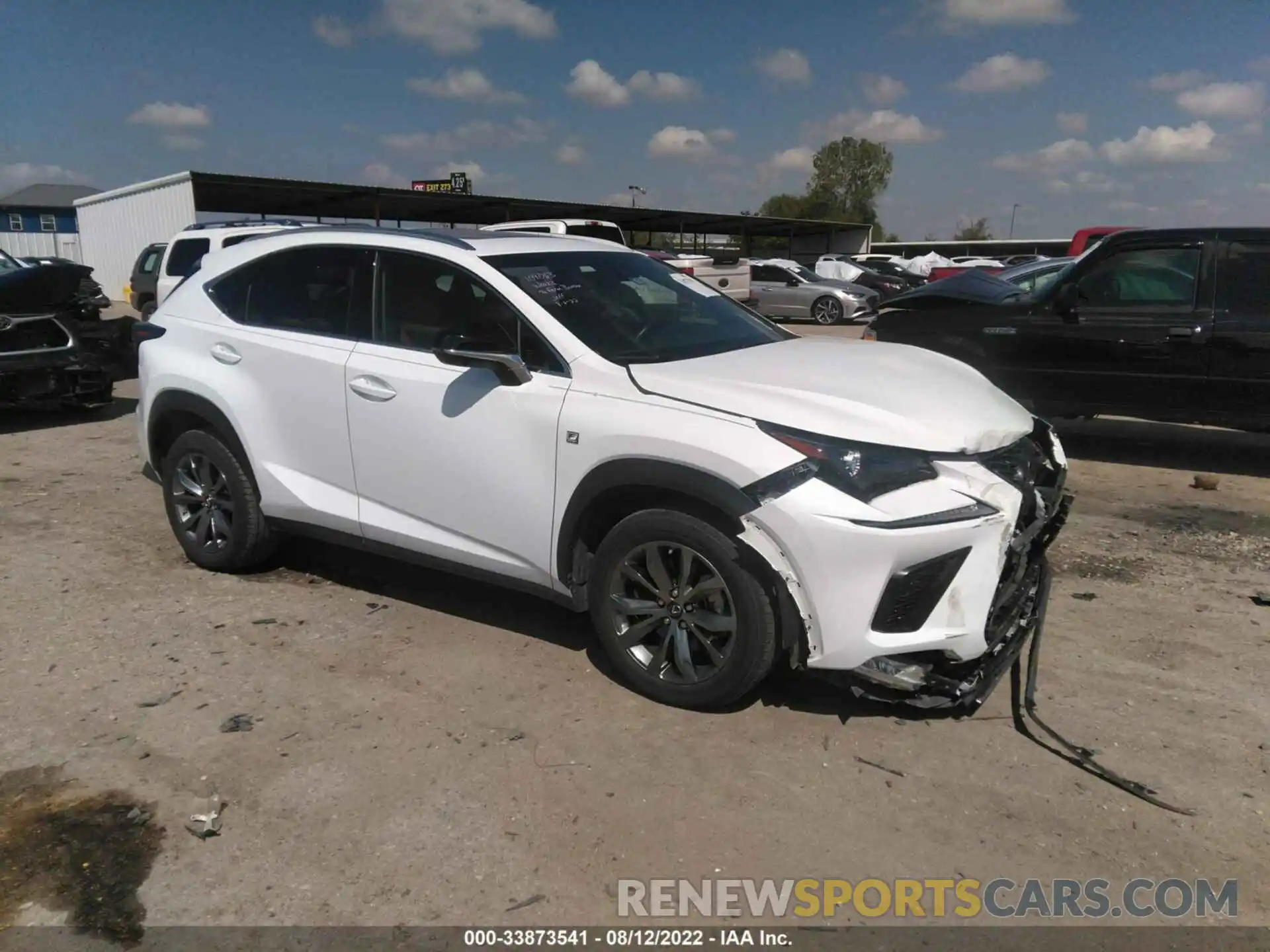 1 Photograph of a damaged car JTJSARBZ9L5009385 LEXUS NX 2020