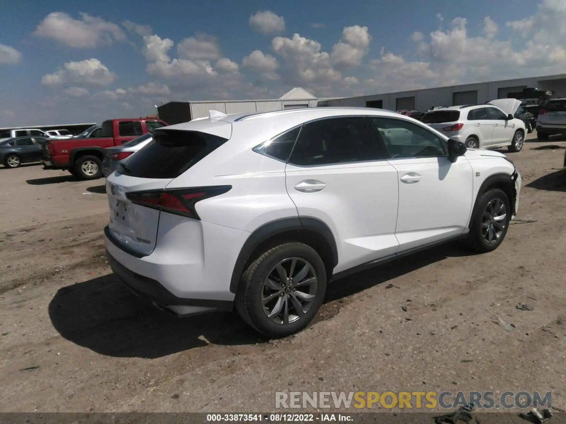 4 Photograph of a damaged car JTJSARBZ9L5009385 LEXUS NX 2020