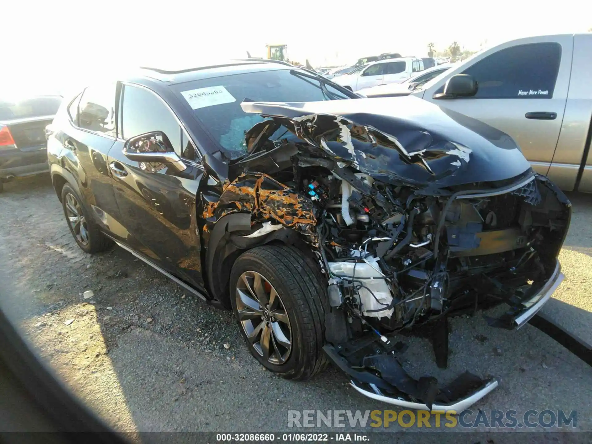 1 Photograph of a damaged car JTJSARBZXL2171706 LEXUS NX 2020