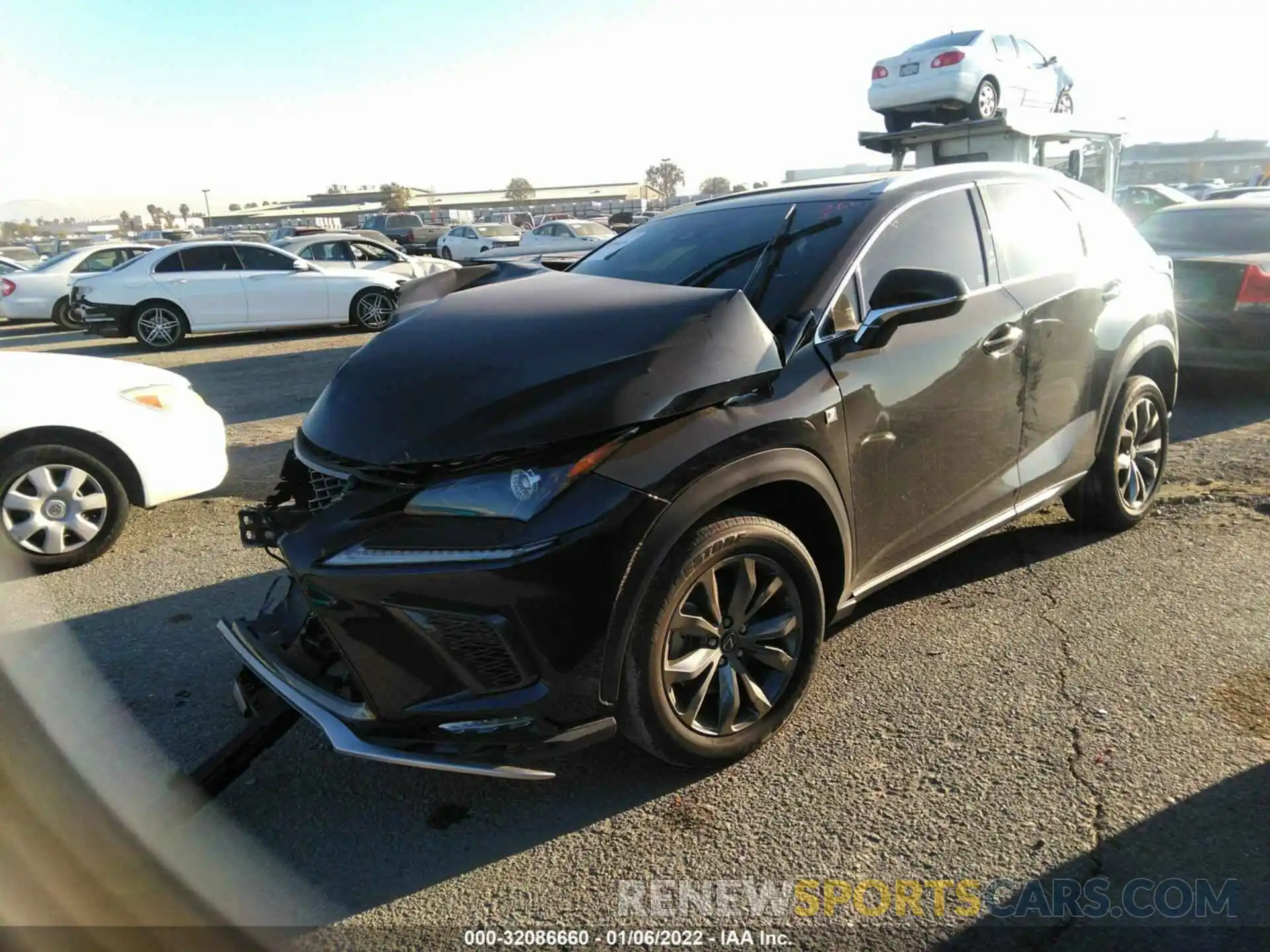 2 Photograph of a damaged car JTJSARBZXL2171706 LEXUS NX 2020