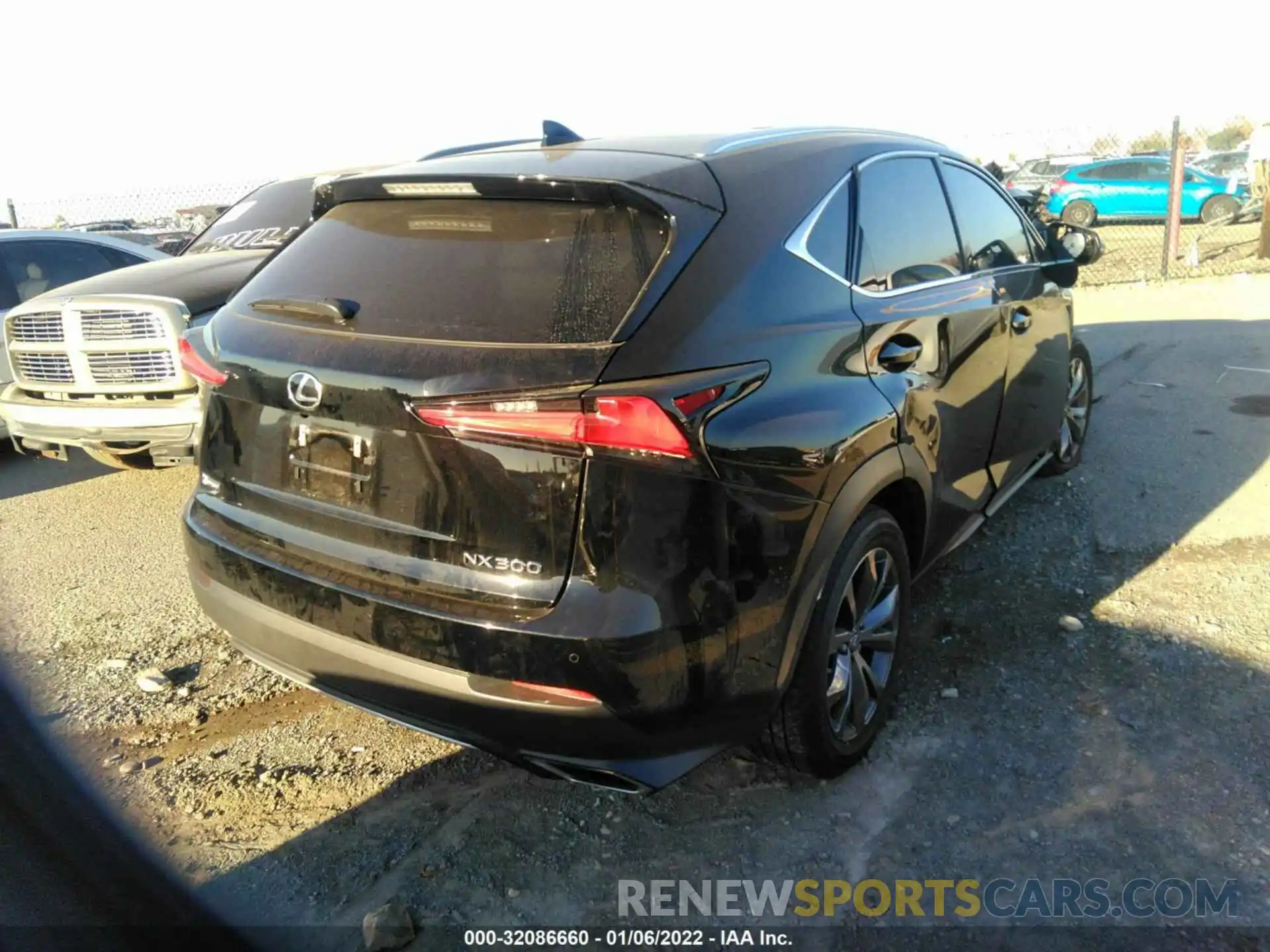 4 Фотография поврежденного автомобиля JTJSARBZXL2171706 LEXUS NX 2020