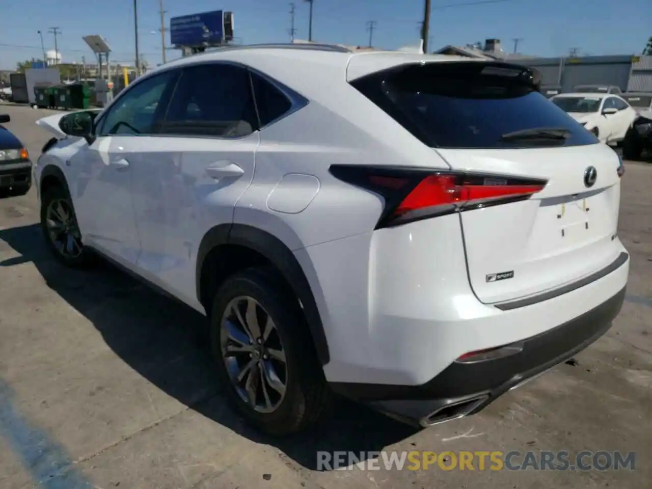 3 Фотография поврежденного автомобиля JTJSARBZXL2172922 LEXUS NX 2020