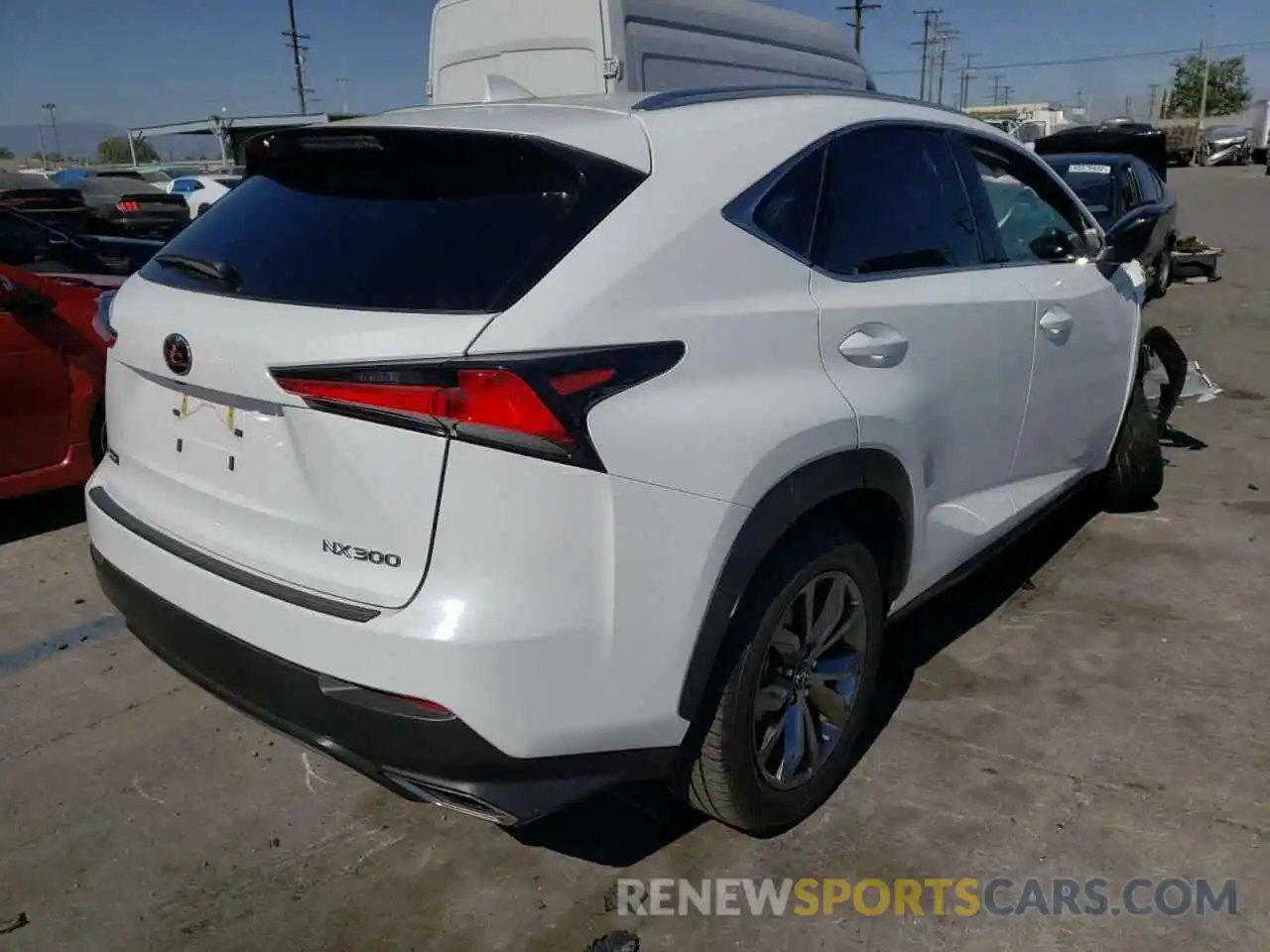 4 Фотография поврежденного автомобиля JTJSARBZXL2172922 LEXUS NX 2020