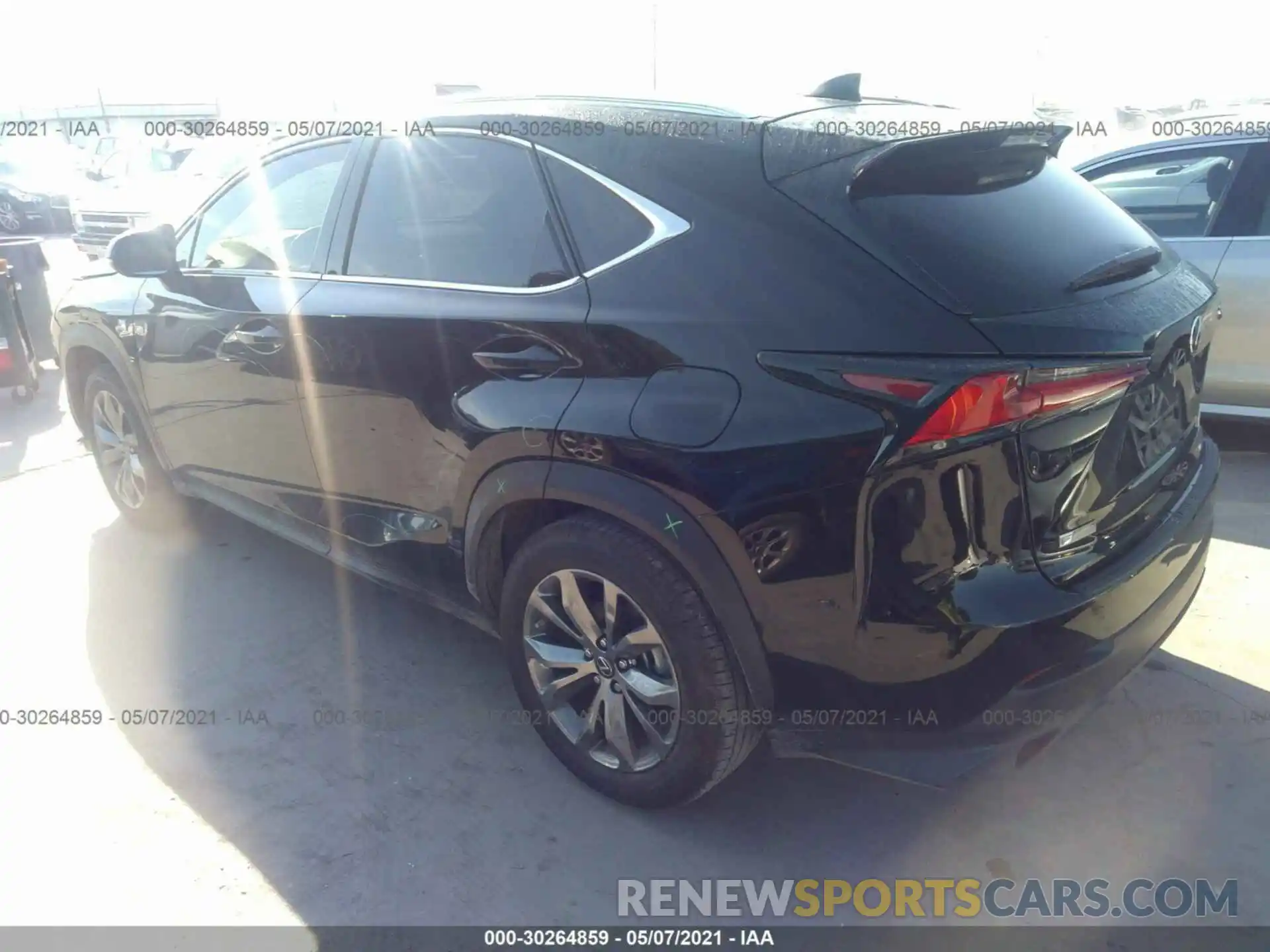 3 Photograph of a damaged car JTJSARBZXL2174766 LEXUS NX 2020