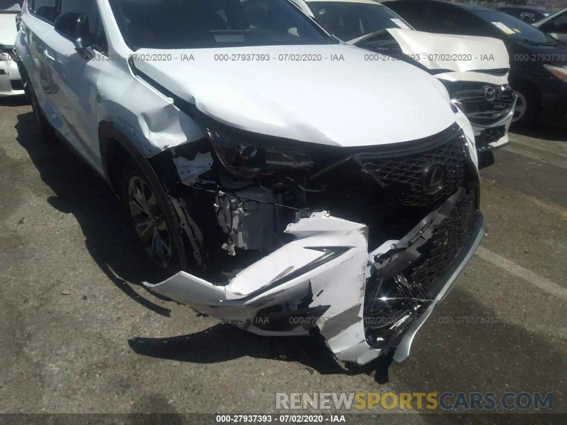 6 Photograph of a damaged car JTJSARBZXL5011307 LEXUS NX 2020