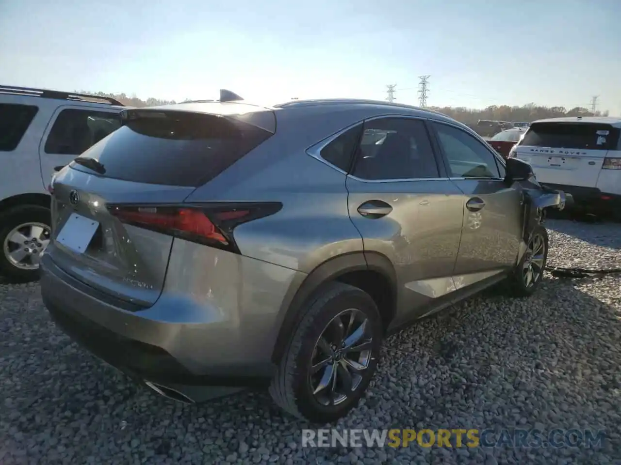 3 Фотография поврежденного автомобиля JTJSARBZXL5011937 LEXUS NX 2020