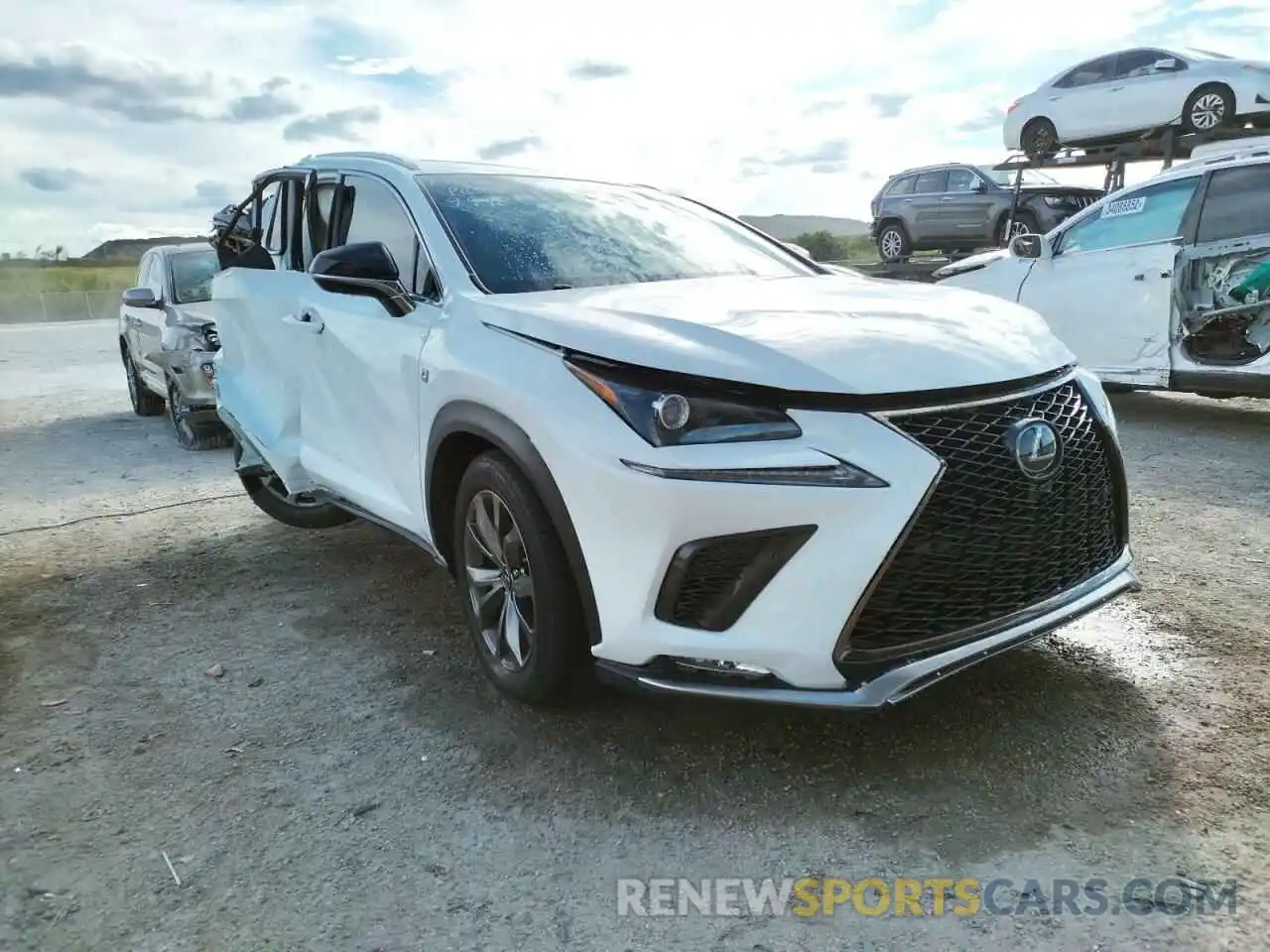 1 Photograph of a damaged car JTJSARBZXL5016622 LEXUS NX 2020