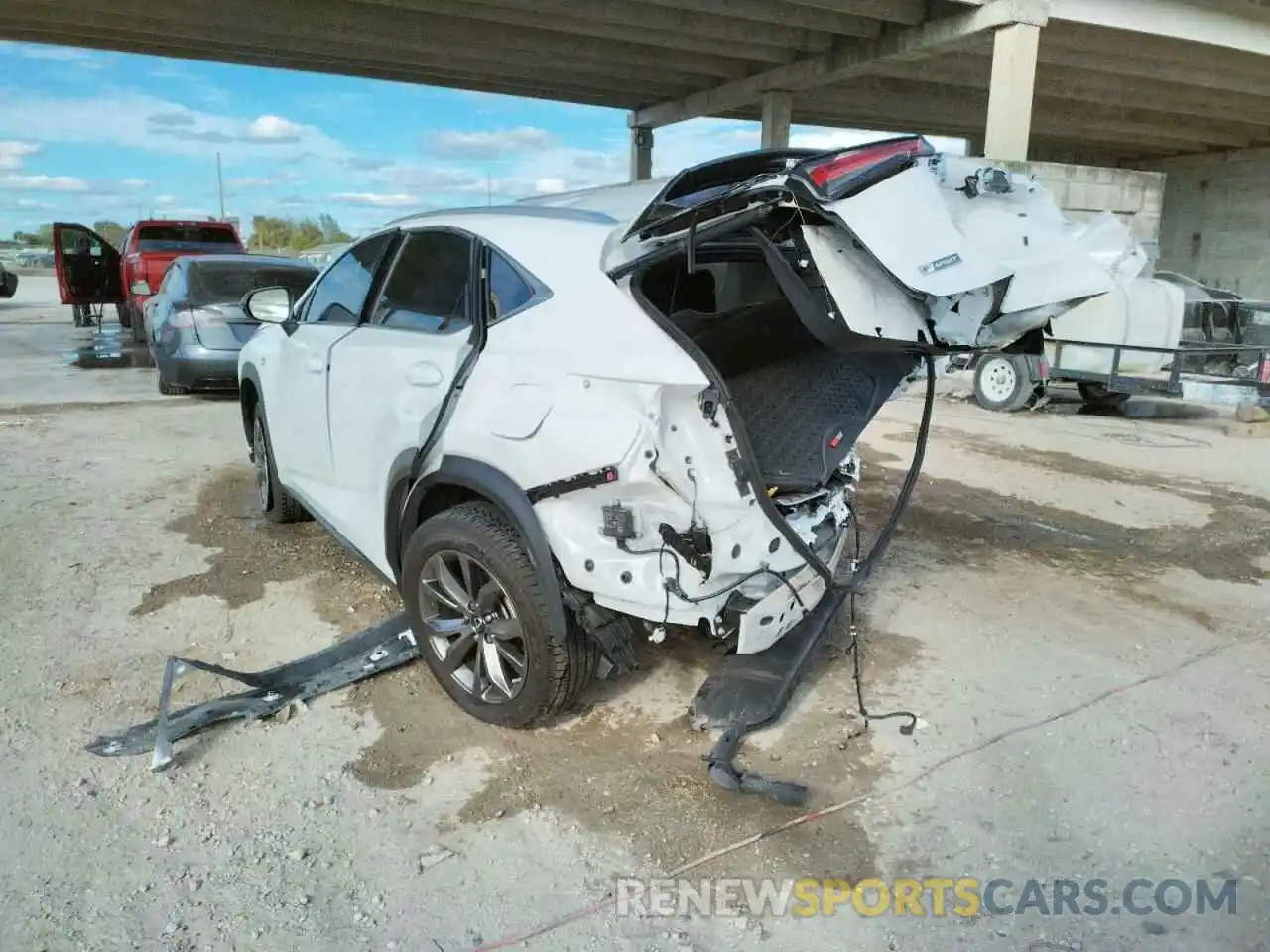 3 Photograph of a damaged car JTJSARBZXL5016622 LEXUS NX 2020